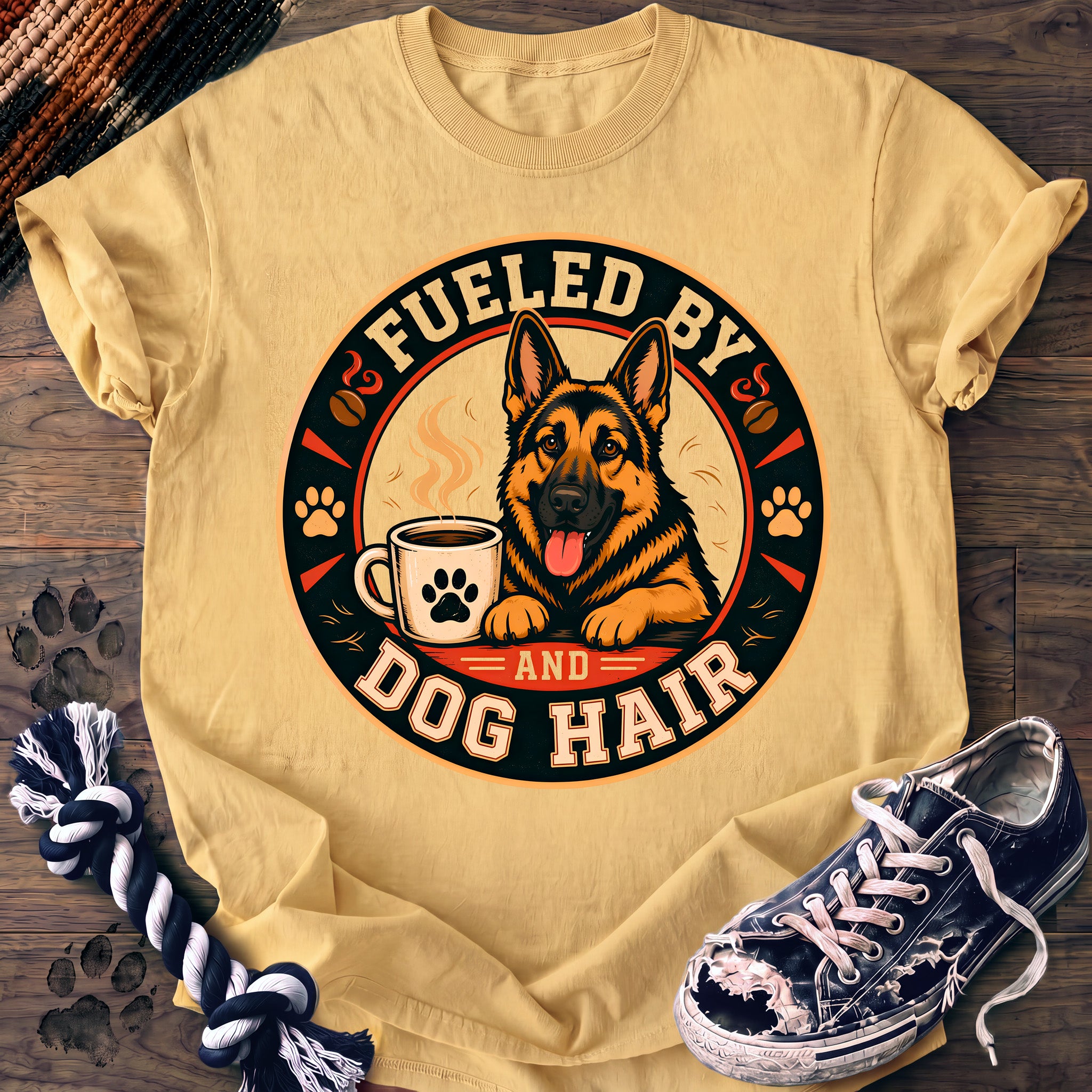 PAWSSION CLUB t-shirt in Butter color - SKU PC-0204