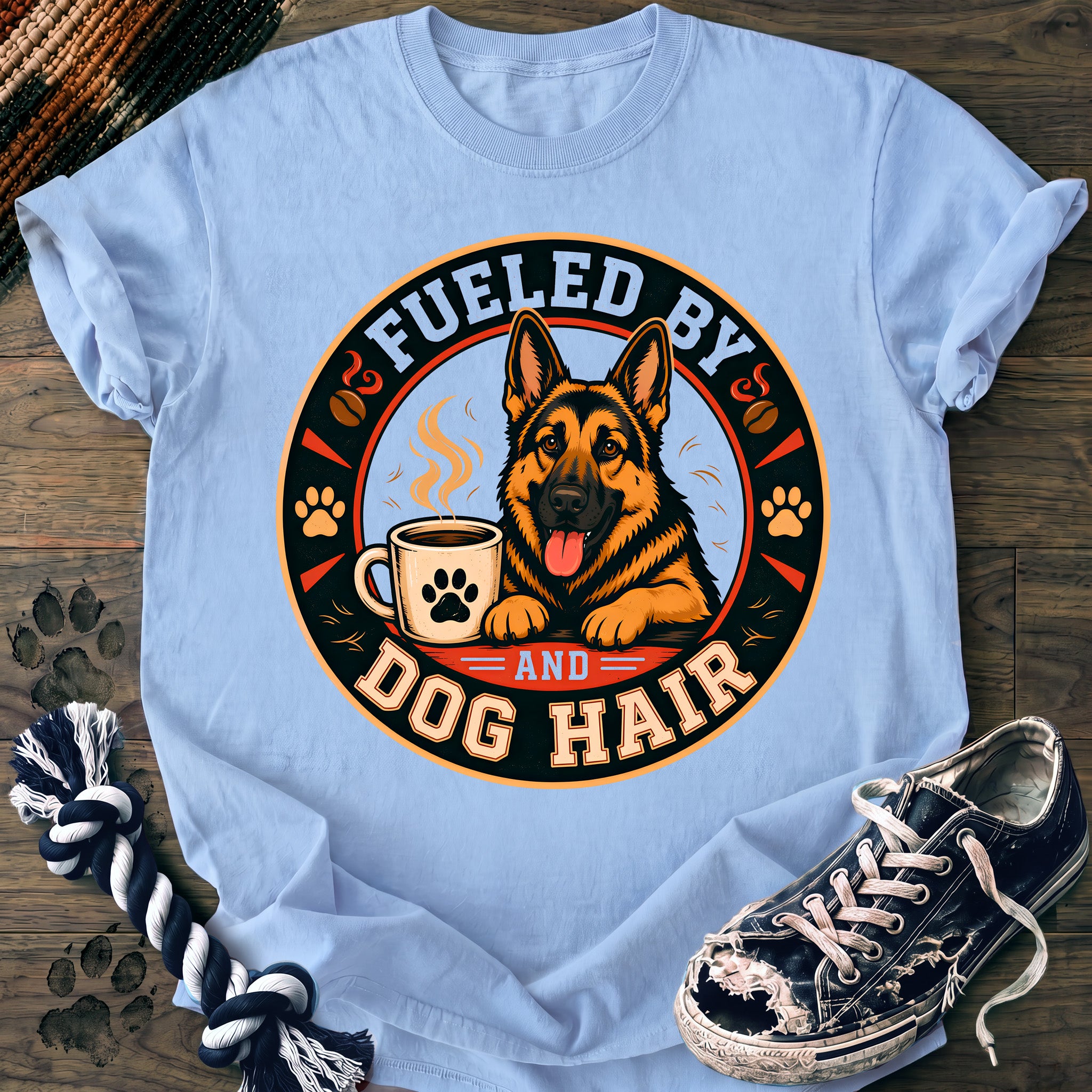PAWSSION CLUB t-shirt in Chambray color - SKU PC-0204