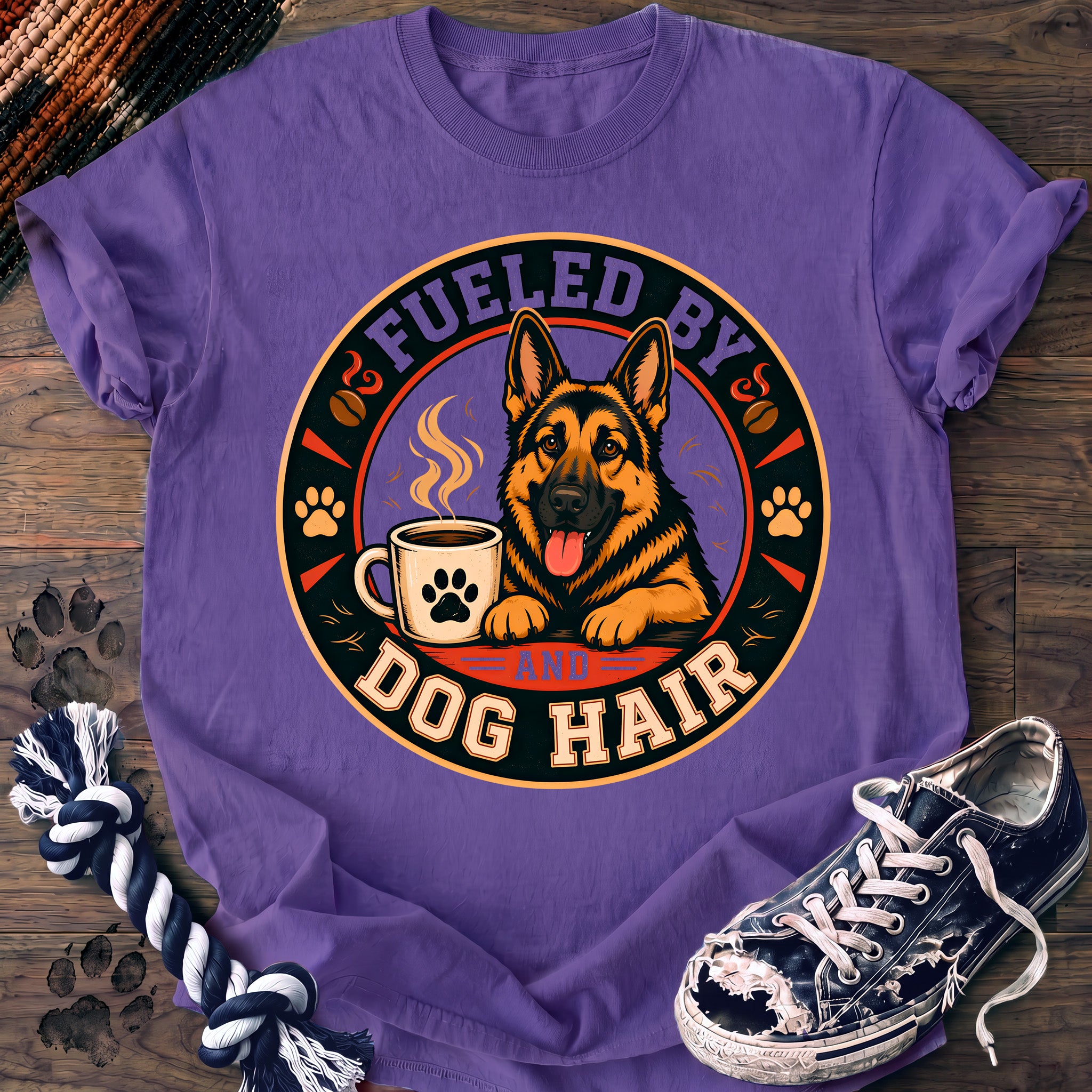 PAWSSION CLUB t-shirt in Violet color - SKU PC-0204