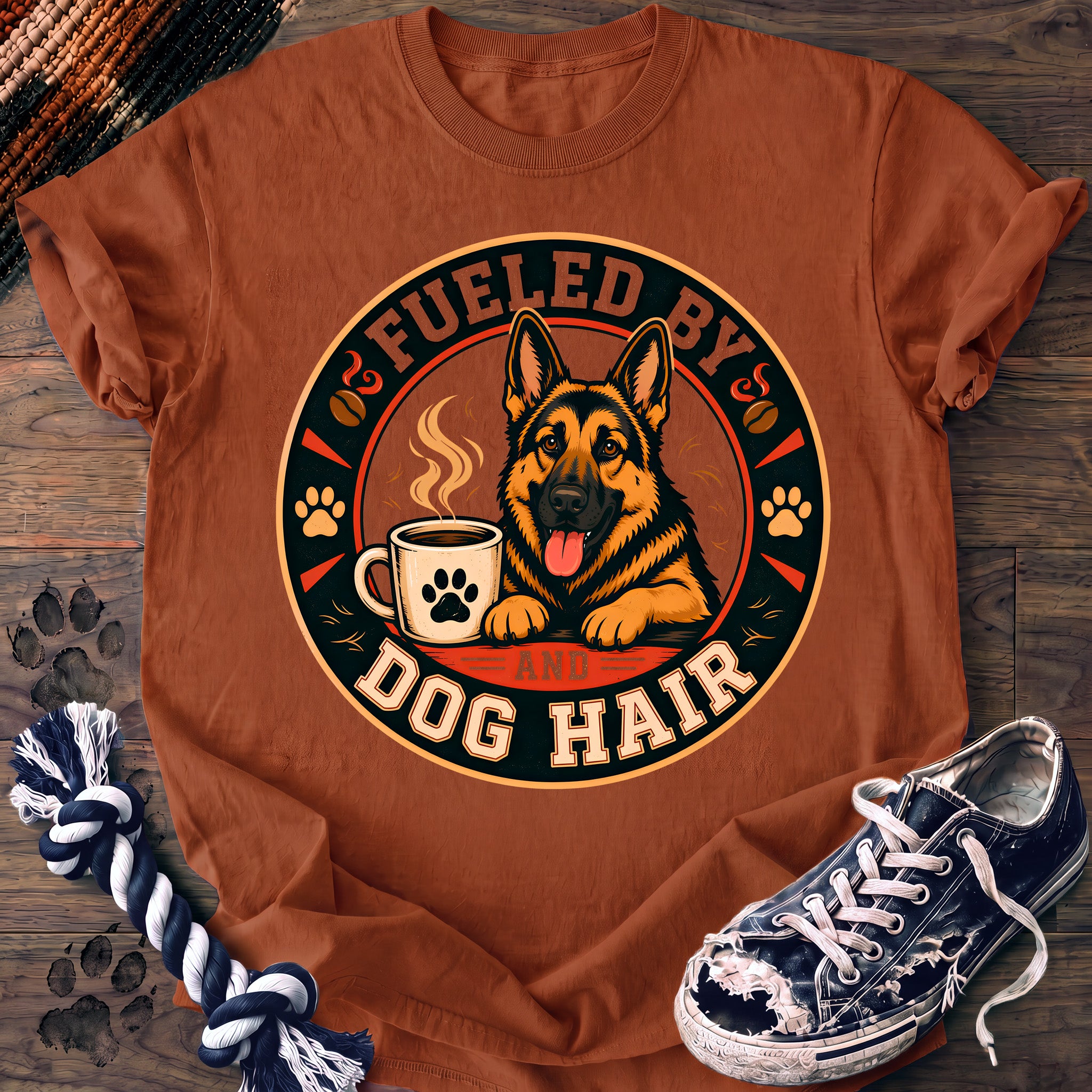 PAWSSION CLUB t-shirt in Yam color - SKU PC-0204