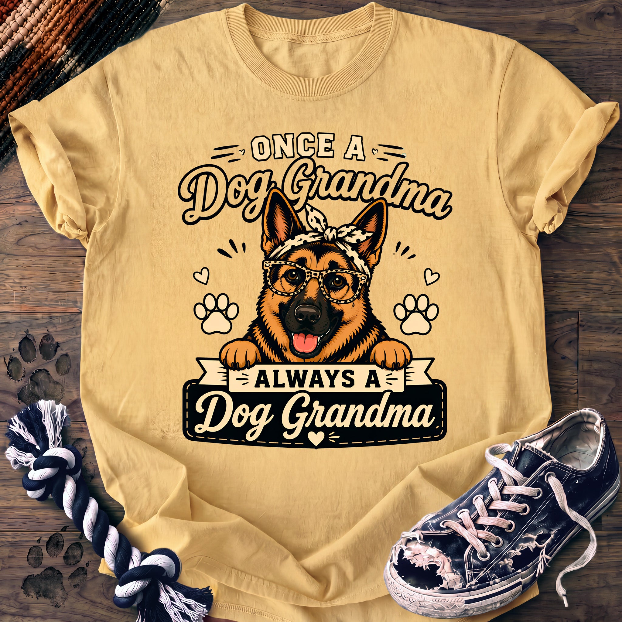 PAWSSION CLUB t-shirt in Butter color - SKU PC-0205