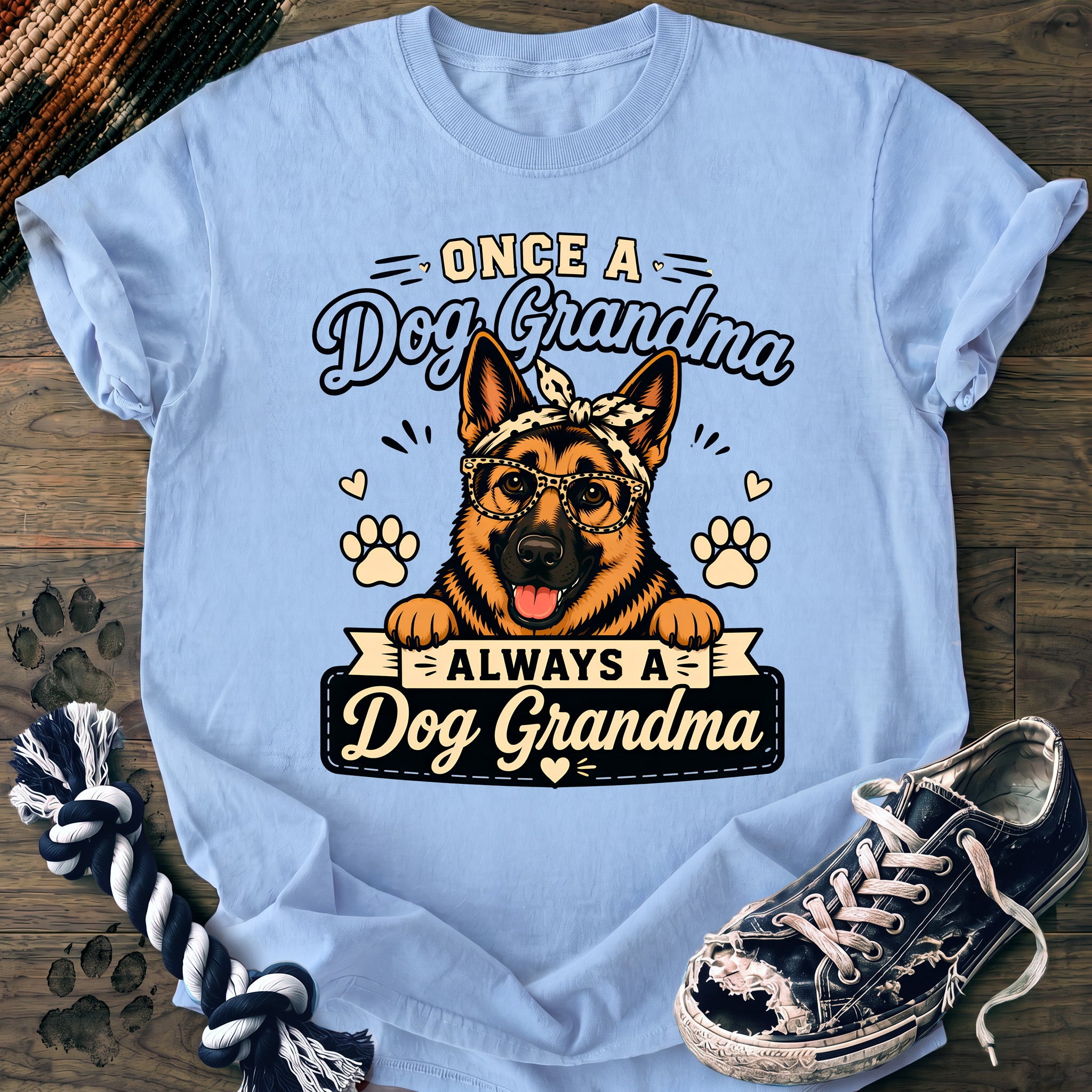 PAWSSION CLUB t-shirt in Chambray color - SKU PC-0205