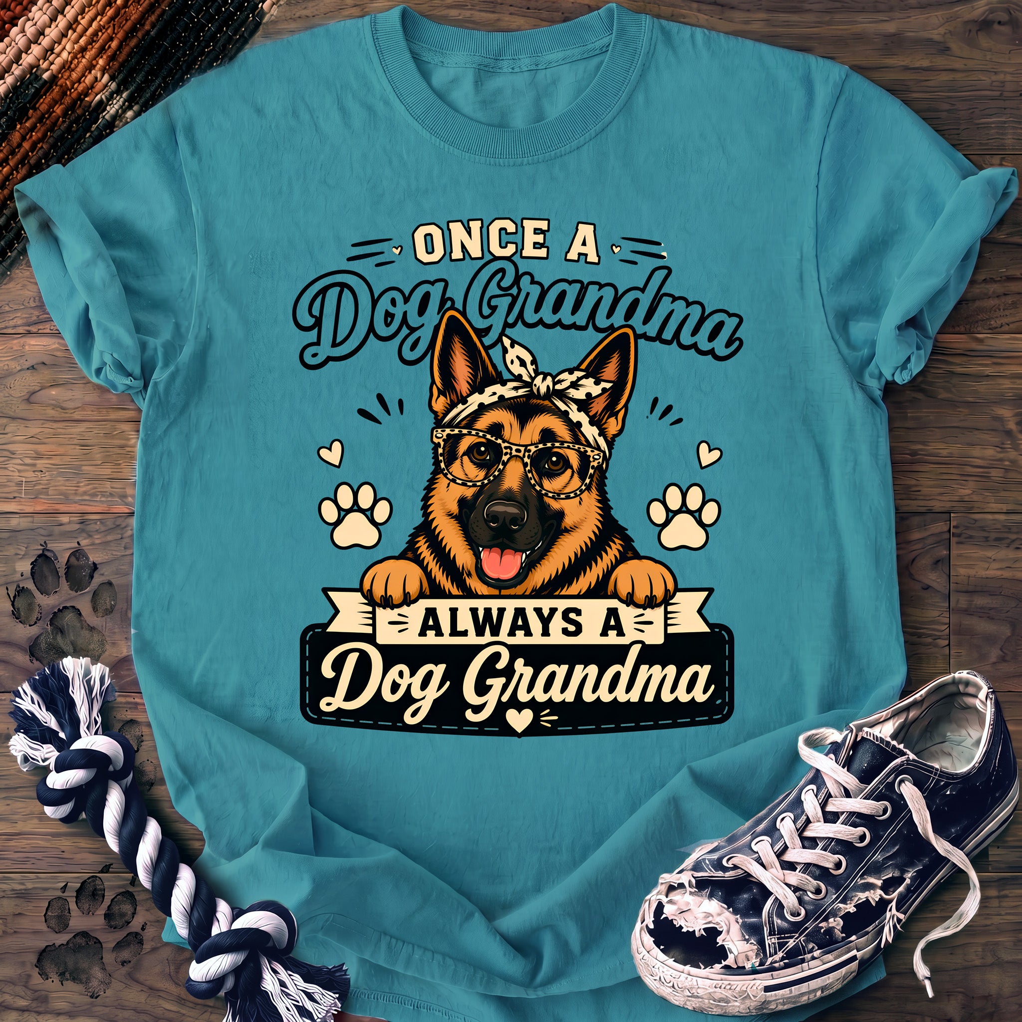 PAWSSION CLUB t-shirt in LagoonBlue color - SKU PC-0205