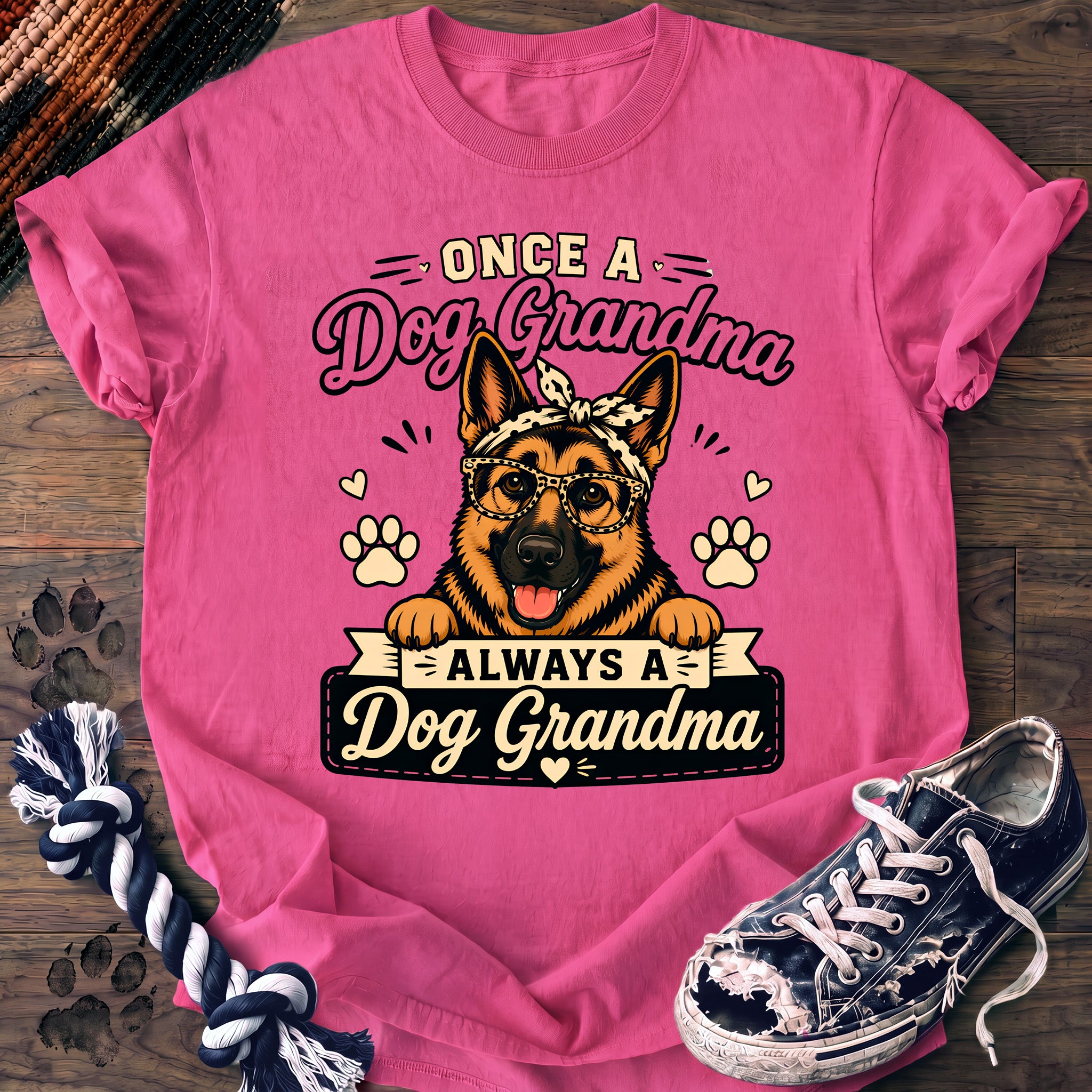 PAWSSION CLUB t-shirt in NeonPink color - SKU PC-0205