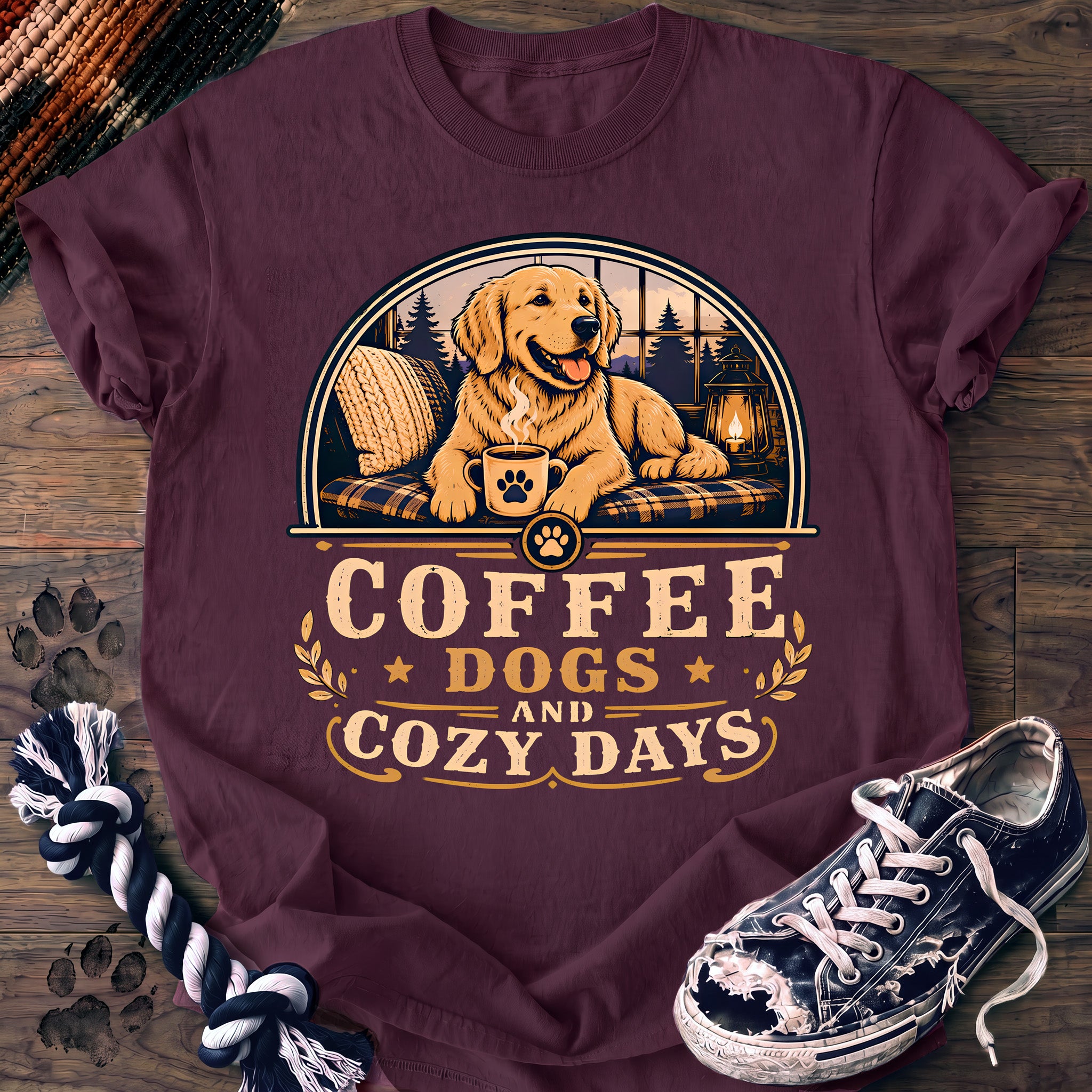 PAWSSION CLUB t-shirt in Berry color - SKU PC-0206