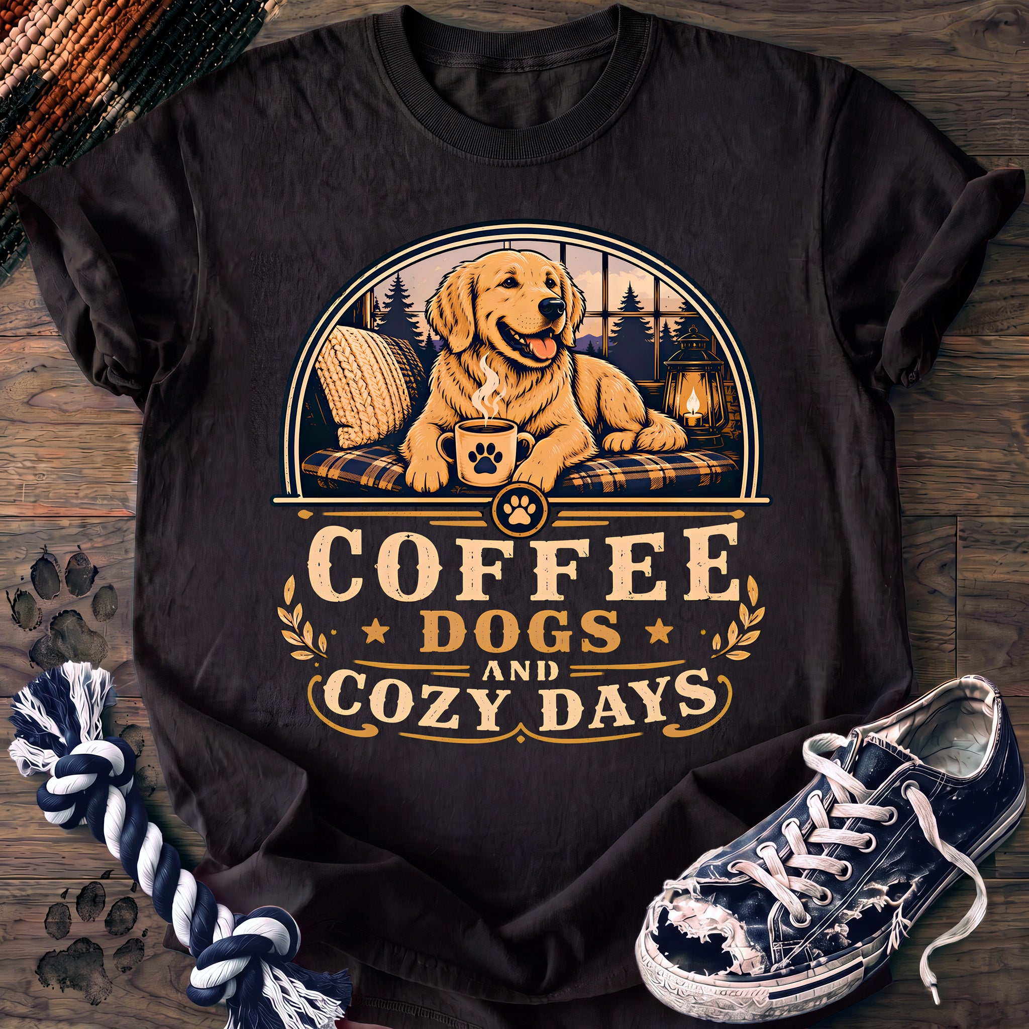PAWSSION CLUB t-shirt in Black color - SKU PC-0206
