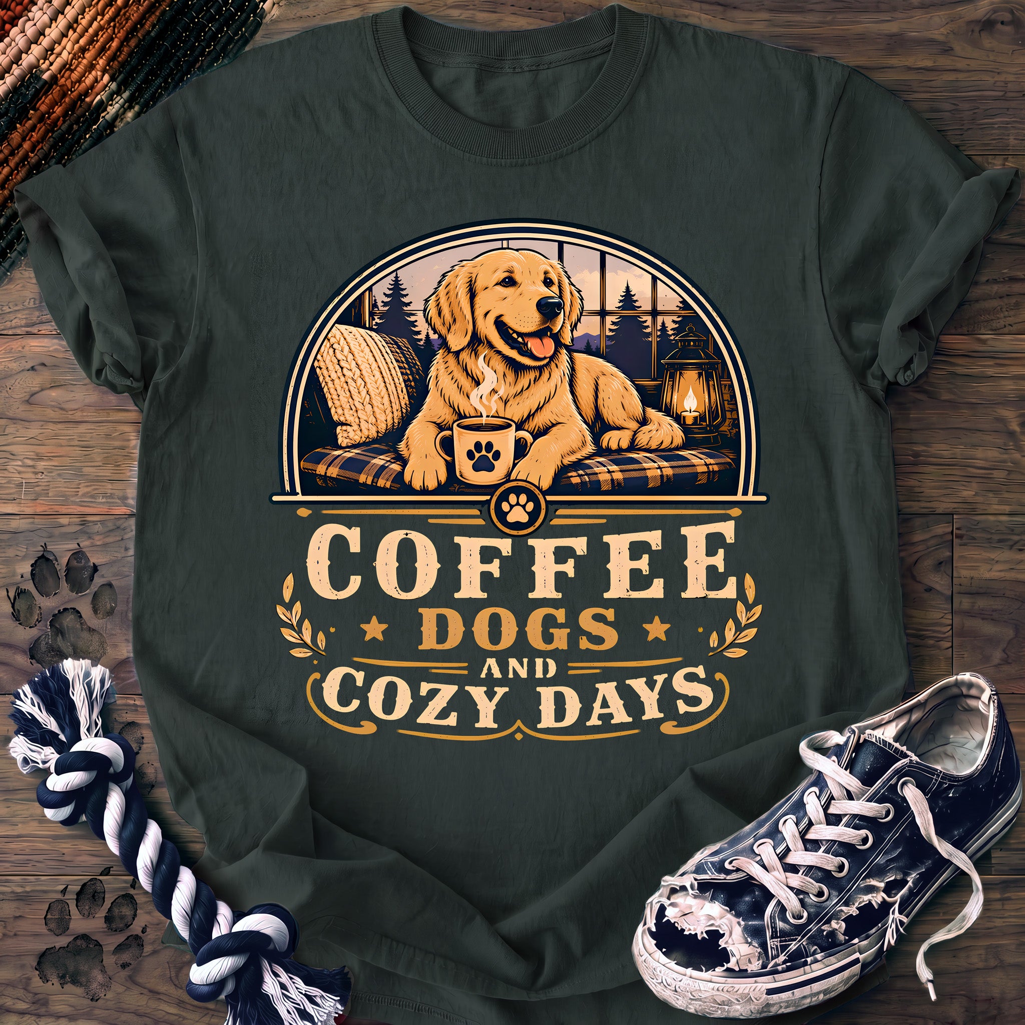 PAWSSION CLUB t-shirt in BlueSpruce color - SKU PC-0206