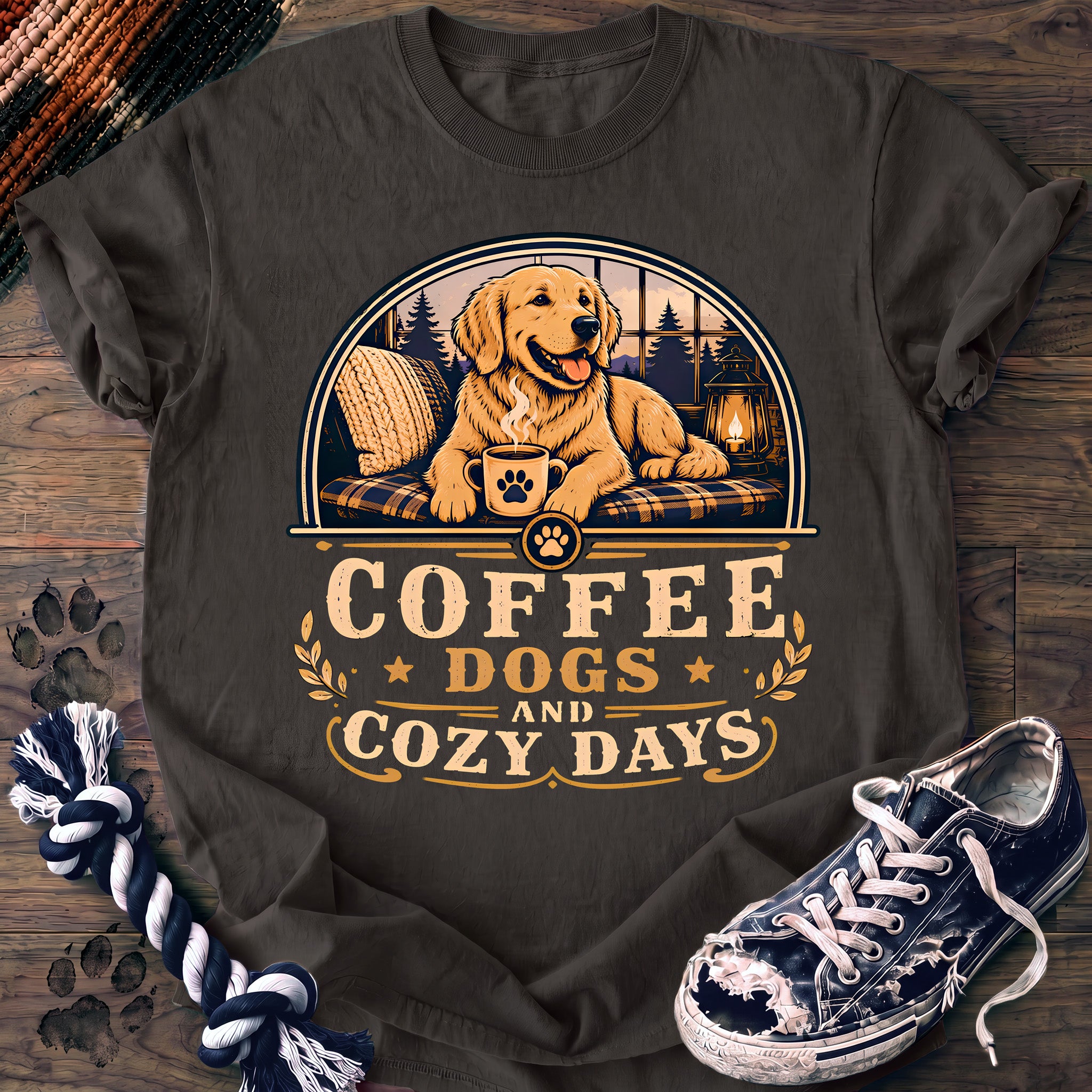 PAWSSION CLUB t-shirt in Pepper color - SKU PC-0206