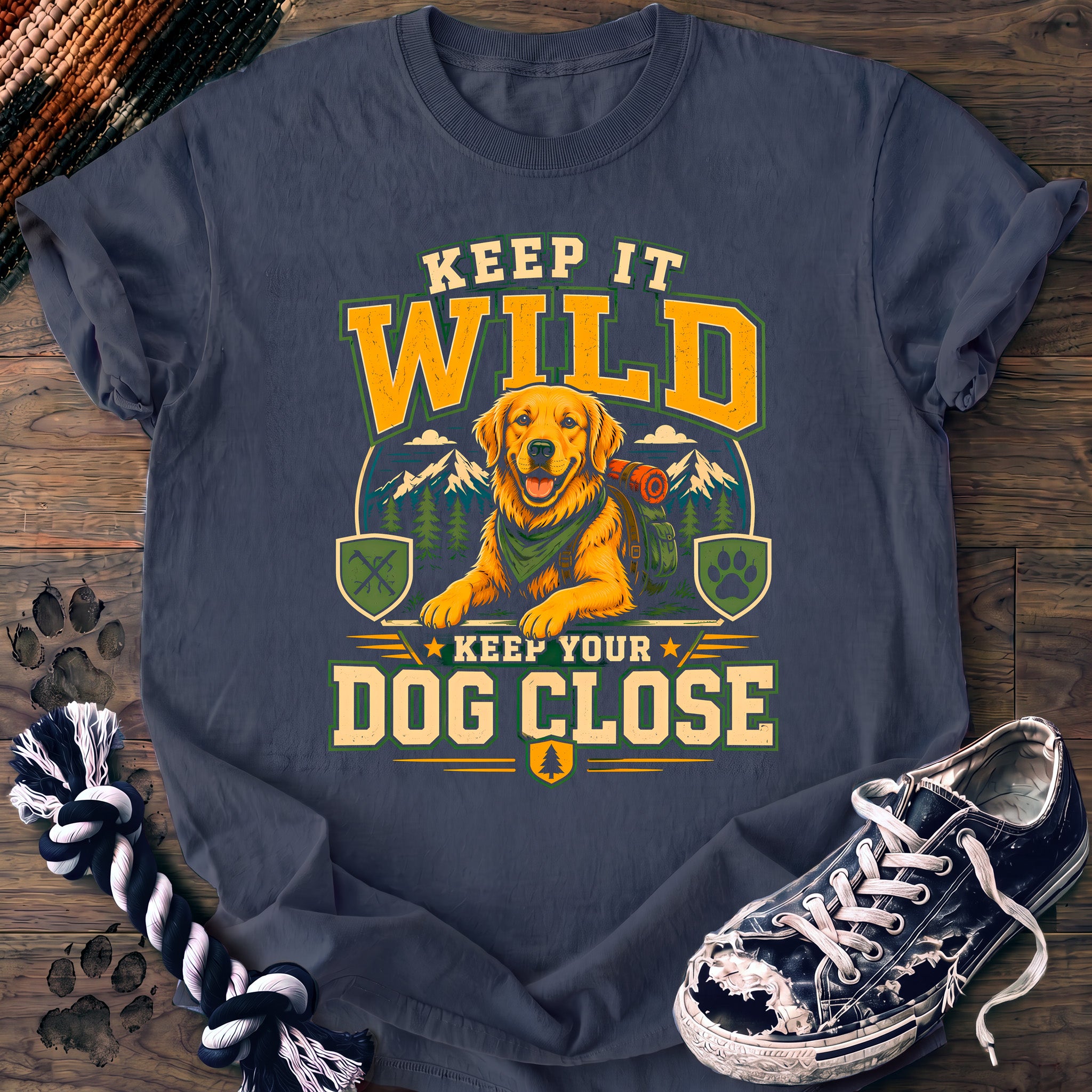 PAWSSION CLUB t-shirt in BlueJean color - SKU PC-0207