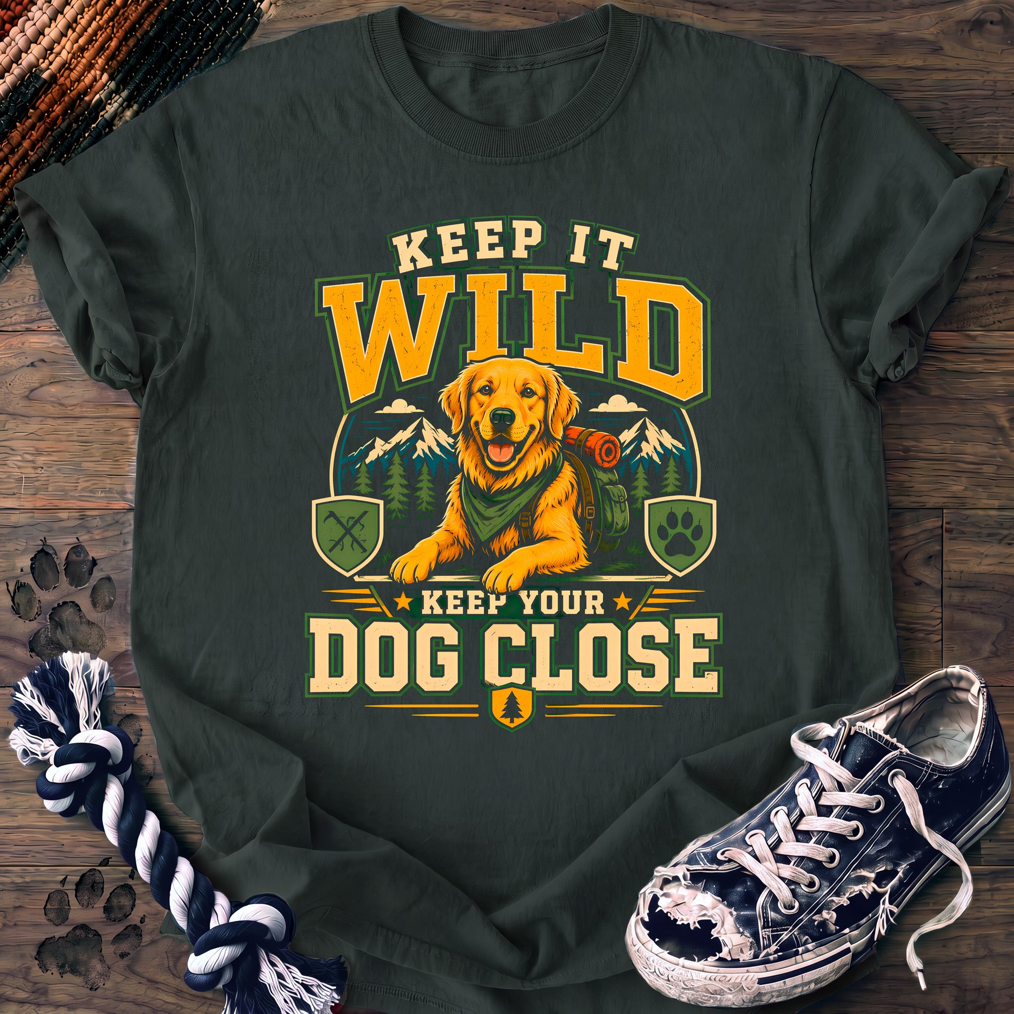PAWSSION CLUB t-shirt in BlueSpruce color - SKU PC-0207