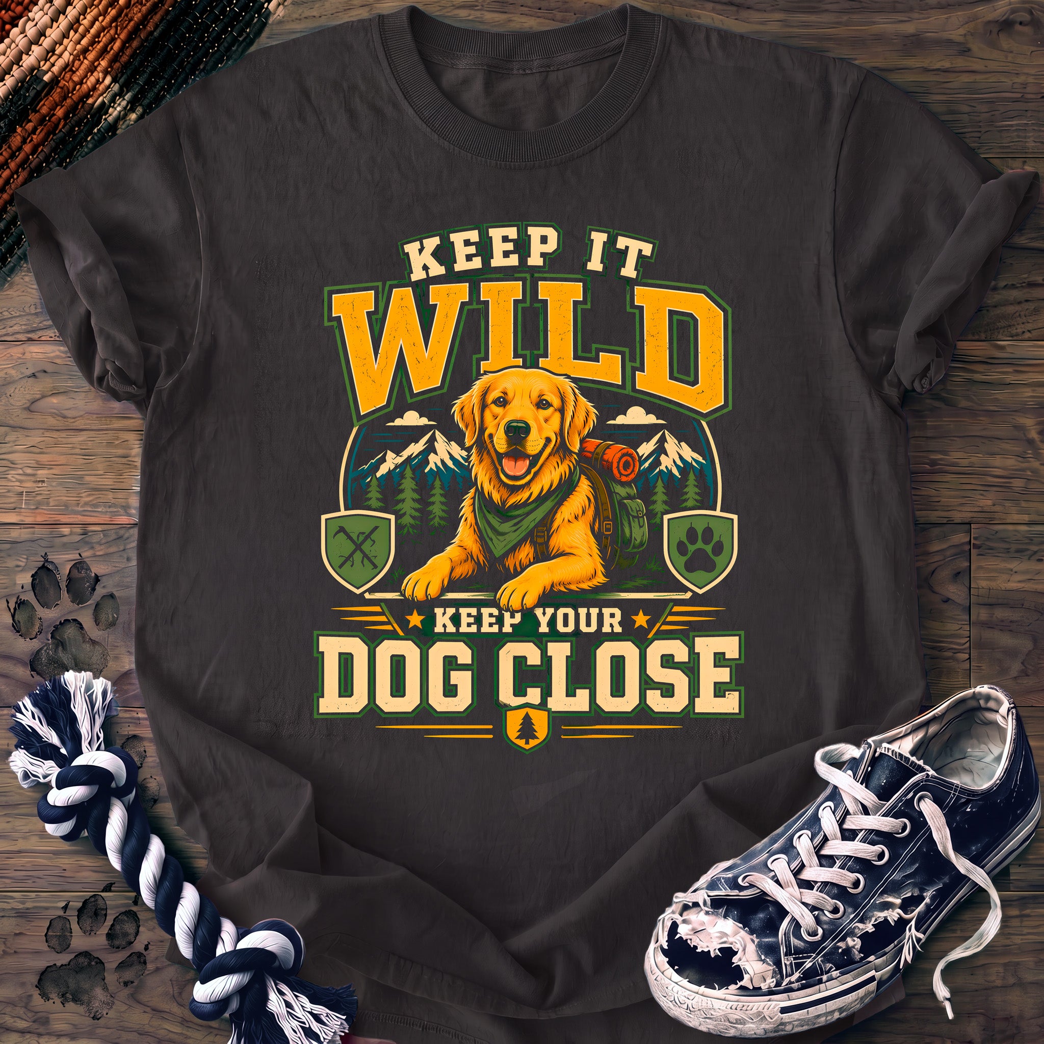 PAWSSION CLUB t-shirt in Graphite color - SKU PC-0207