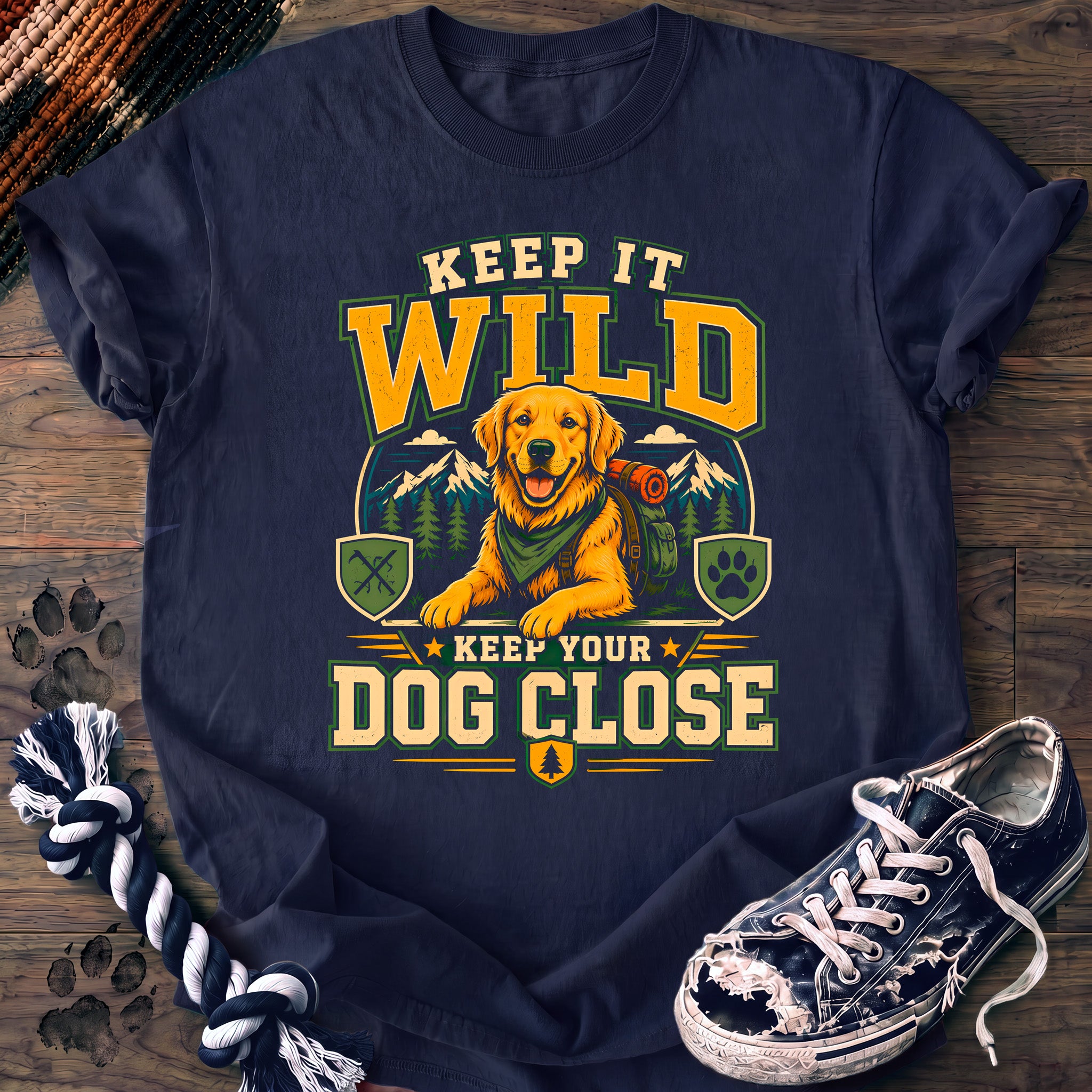 PAWSSION CLUB t-shirt in Navy color - SKU PC-0207