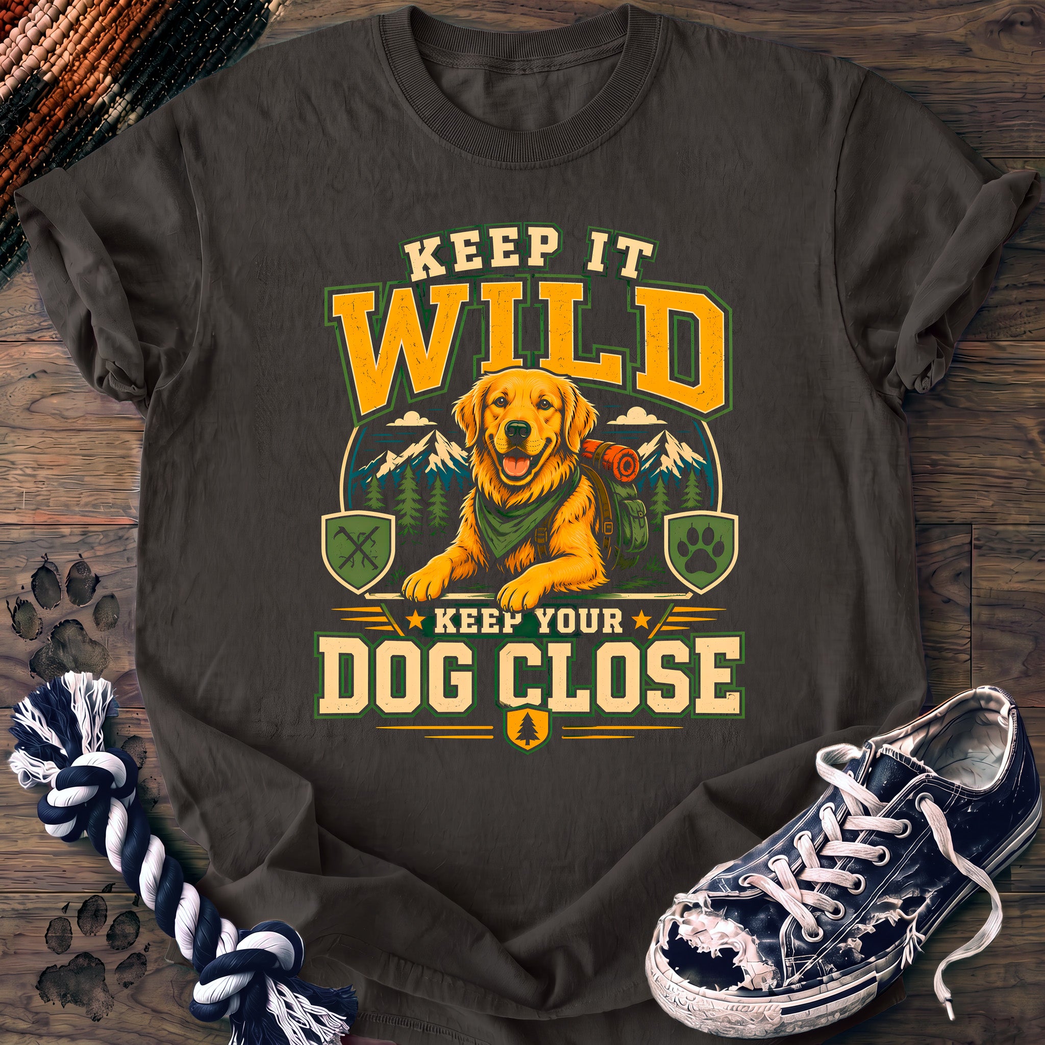 PAWSSION CLUB t-shirt in Pepper color - SKU PC-0207
