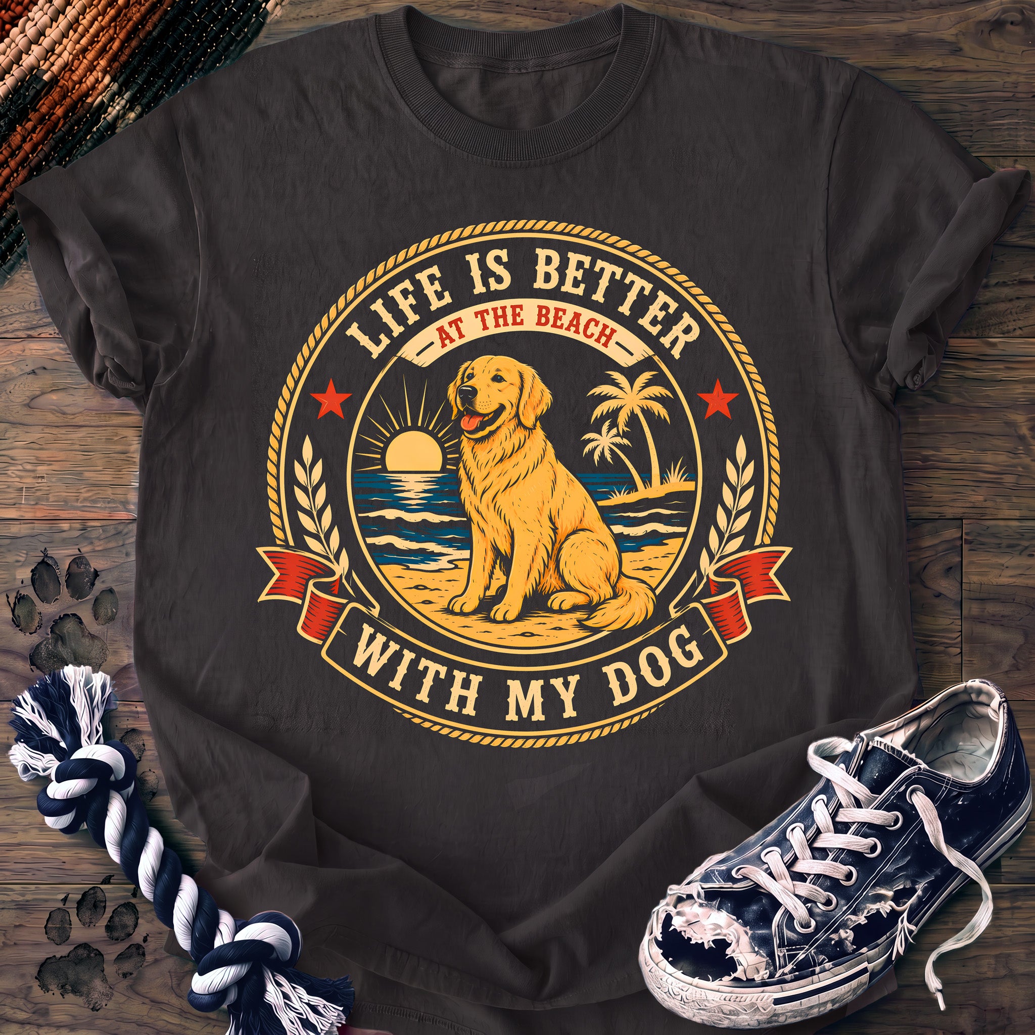 PAWSSION CLUB t-shirt in Graphite color - SKU PC-0208