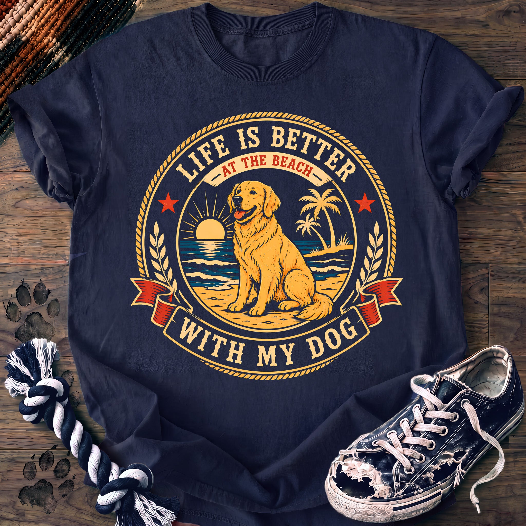 PAWSSION CLUB t-shirt in Navy color - SKU PC-0208