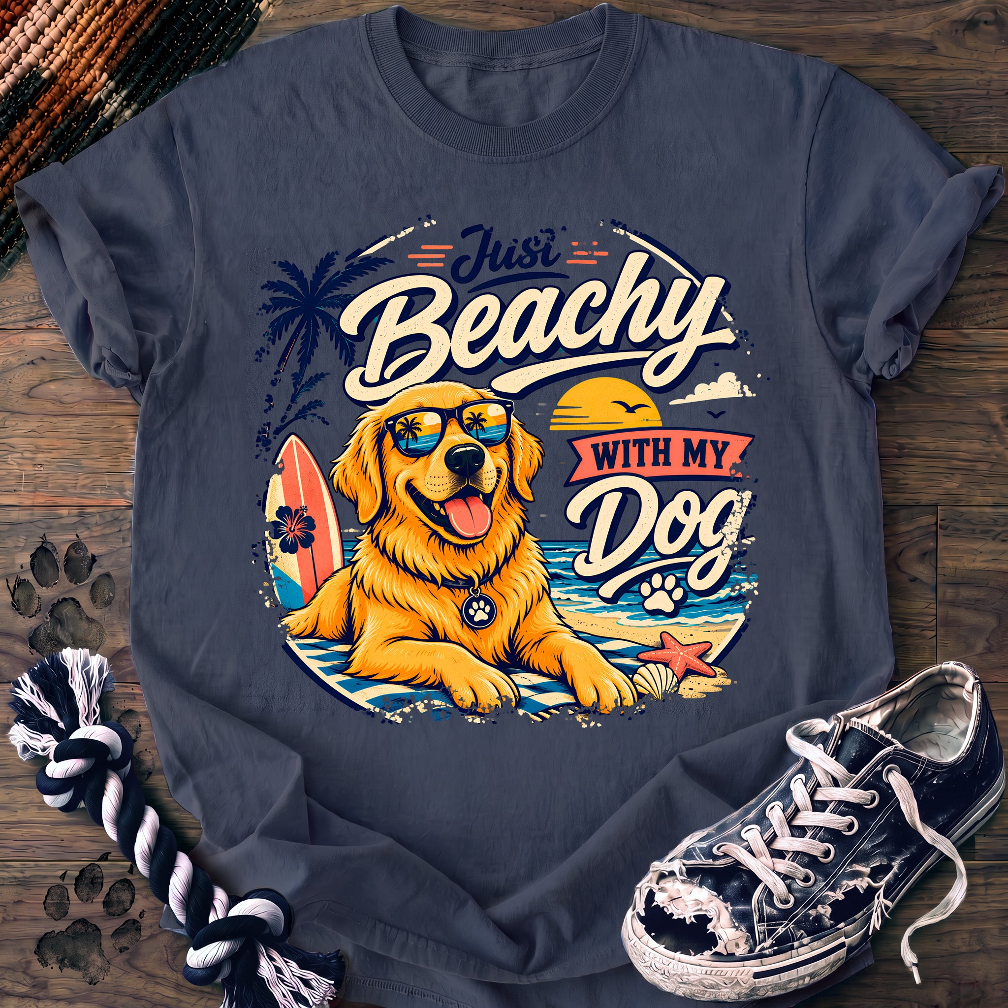 PAWSSION CLUB t-shirt in BlueJean color - SKU PC-0209