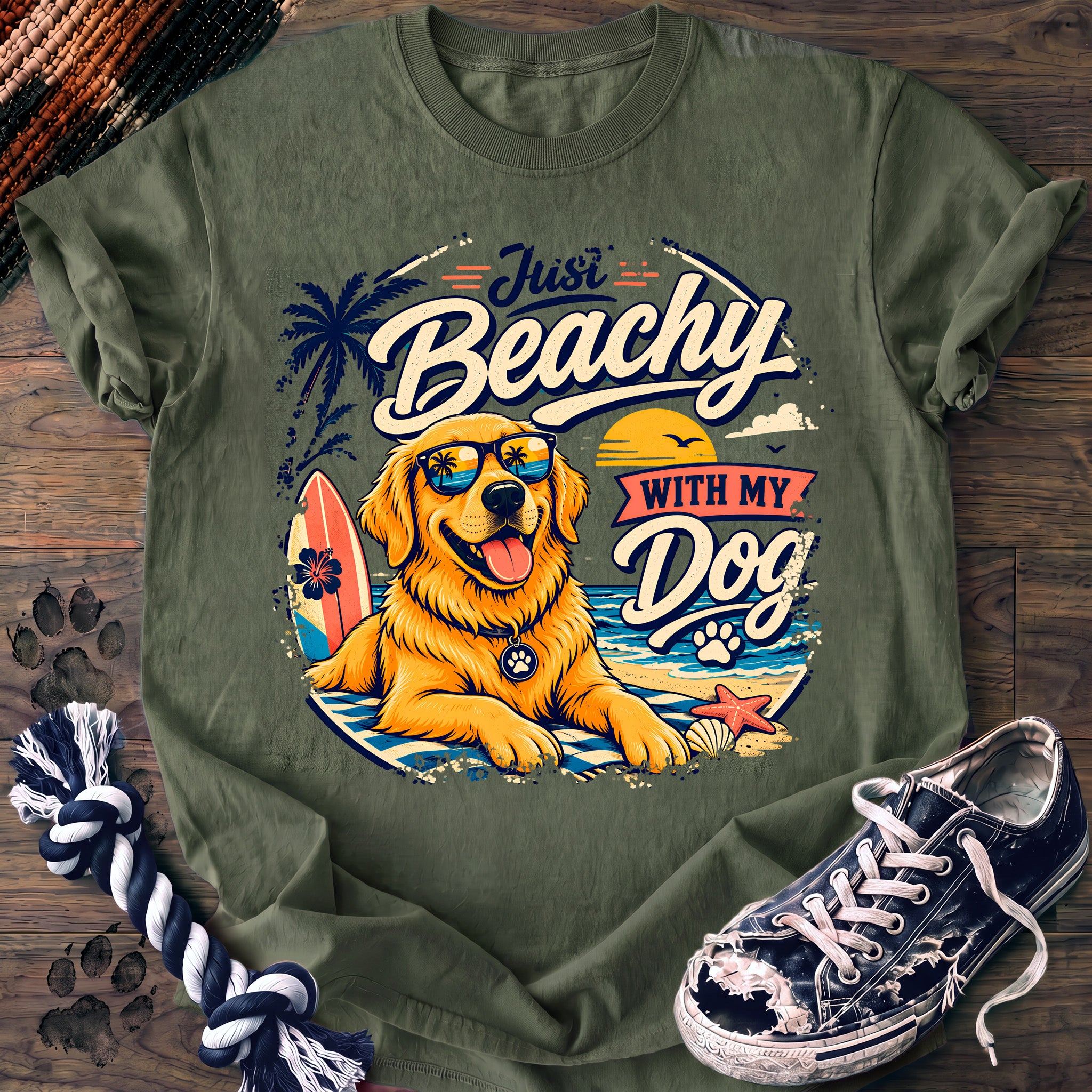 PAWSSION CLUB t-shirt in LightGreen color - SKU PC-0209