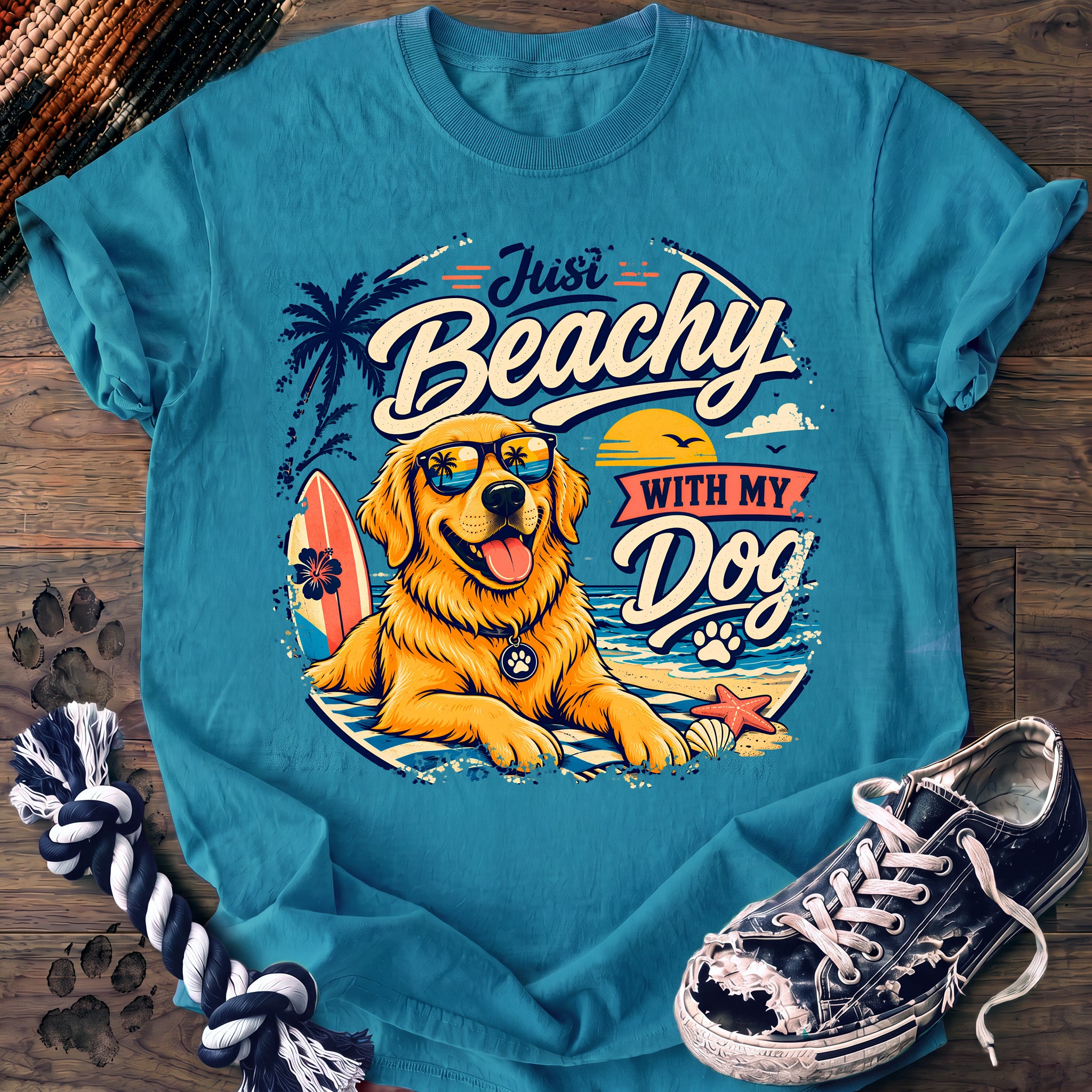 PAWSSION CLUB t-shirt in Sapphire color - SKU PC-0209