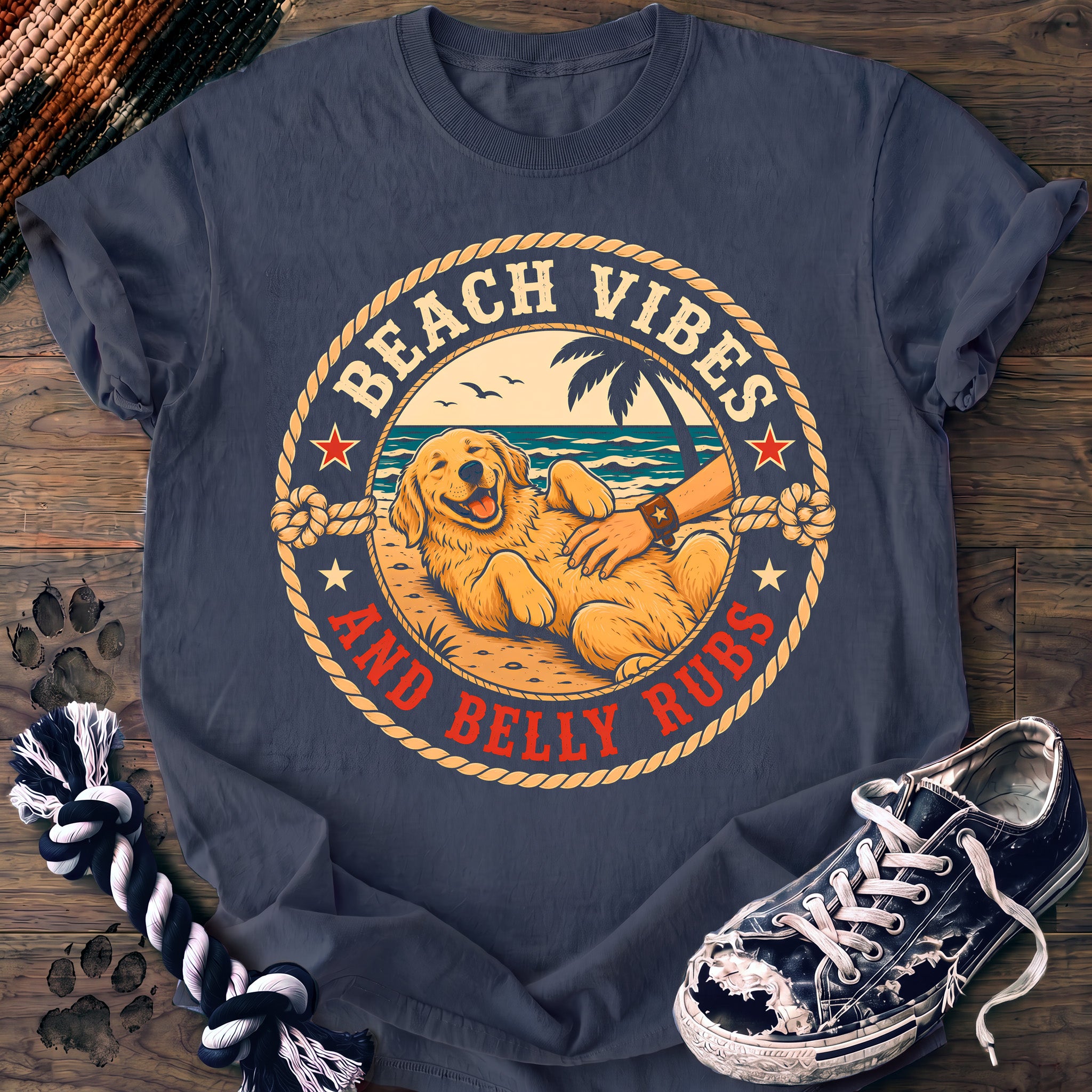 PAWSSION CLUB t-shirt in BlueJean color - SKU PC-0210