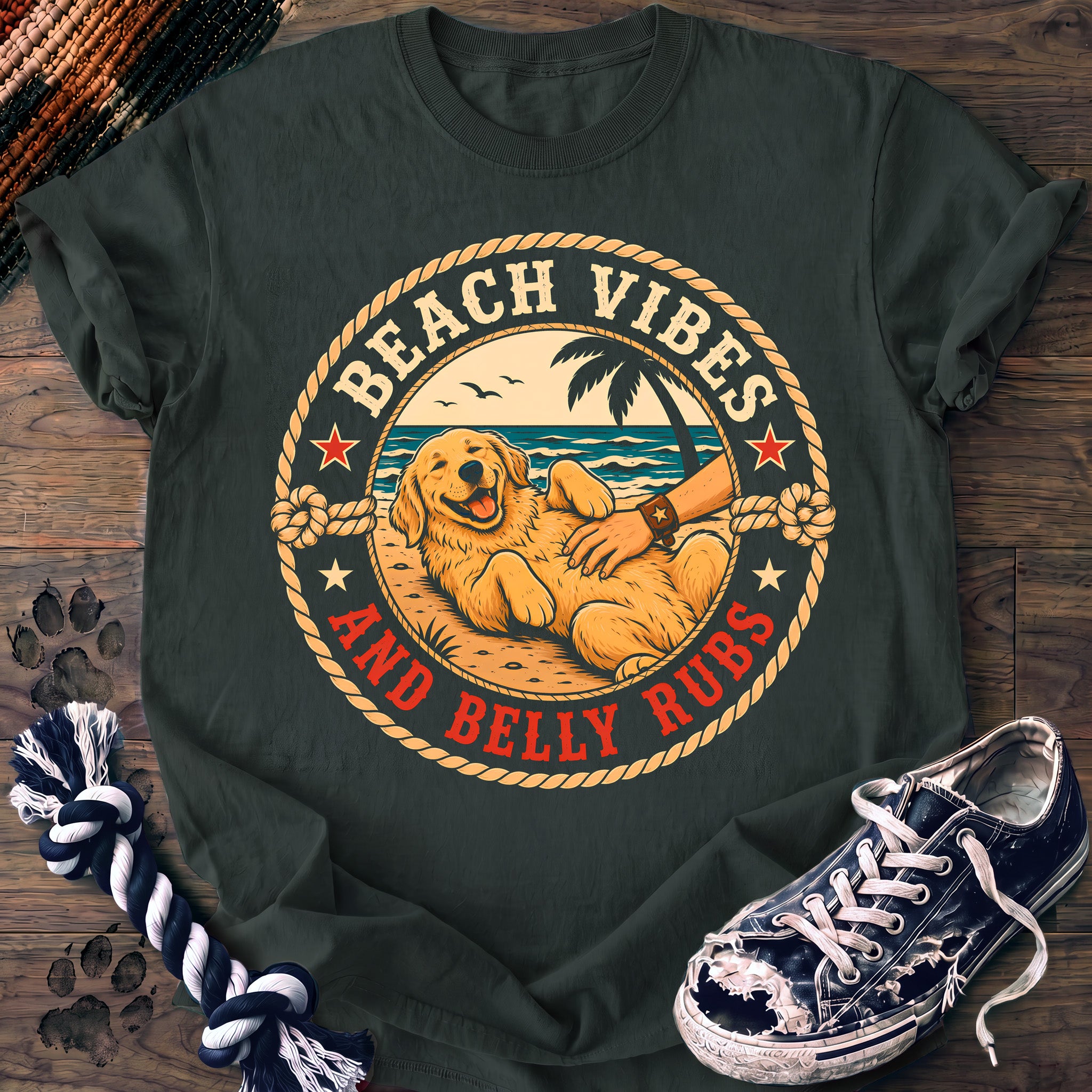 PAWSSION CLUB t-shirt in BlueSpruce color - SKU PC-0210