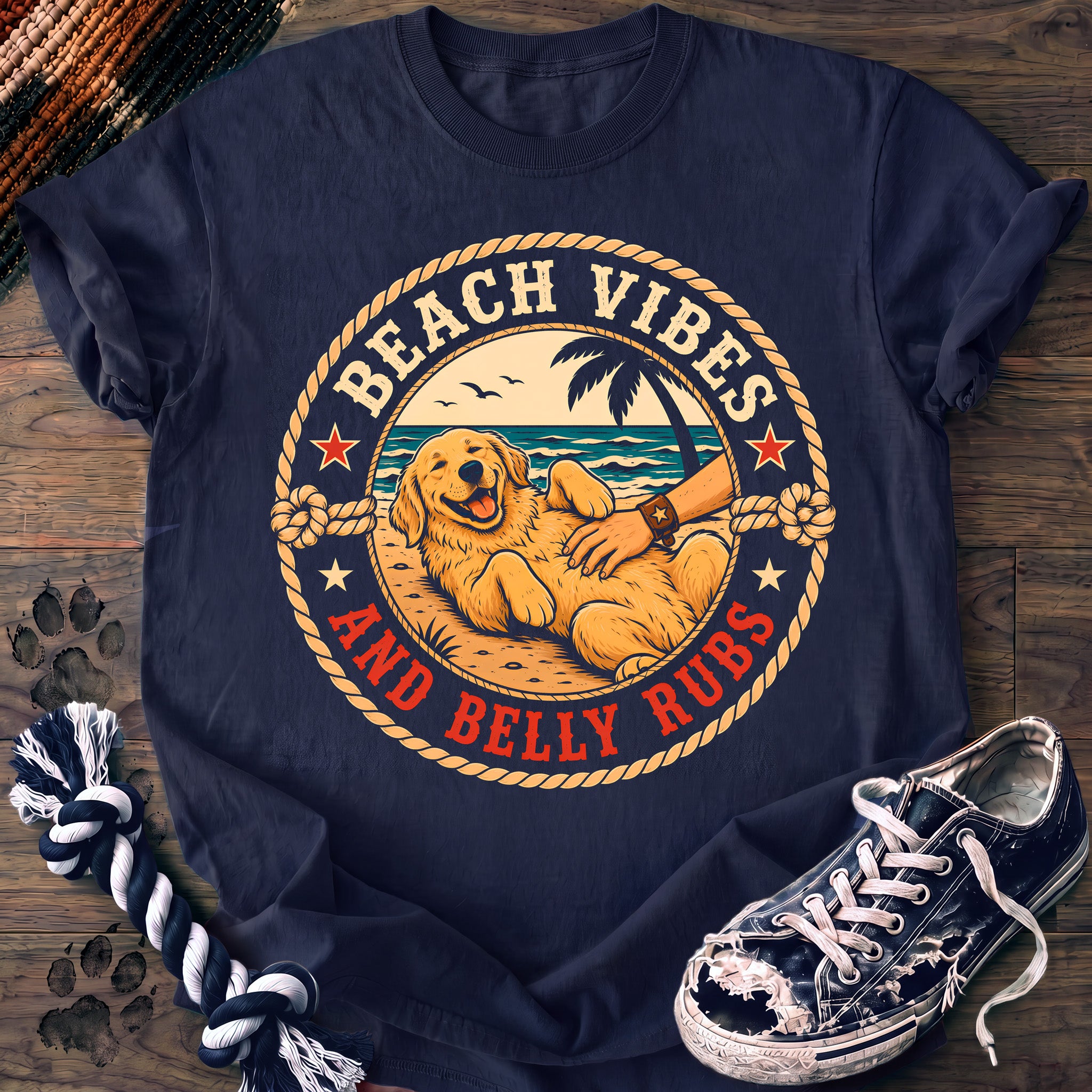 PAWSSION CLUB t-shirt in Navy color - SKU PC-0210