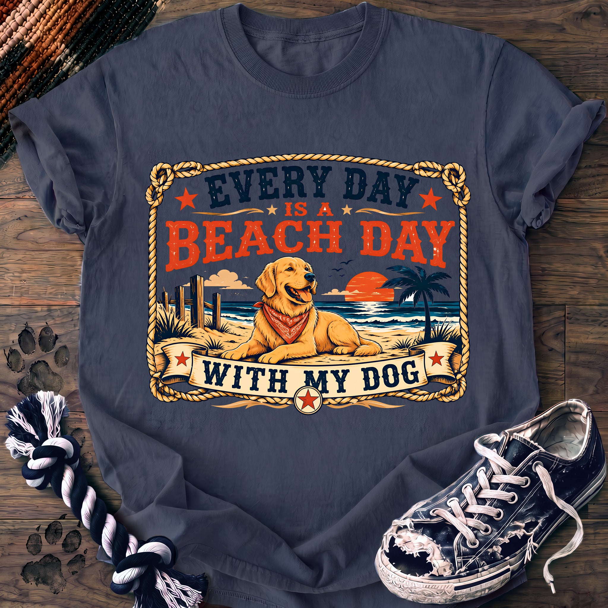 PAWSSION CLUB t-shirt in BlueJean color - SKU PC-0211