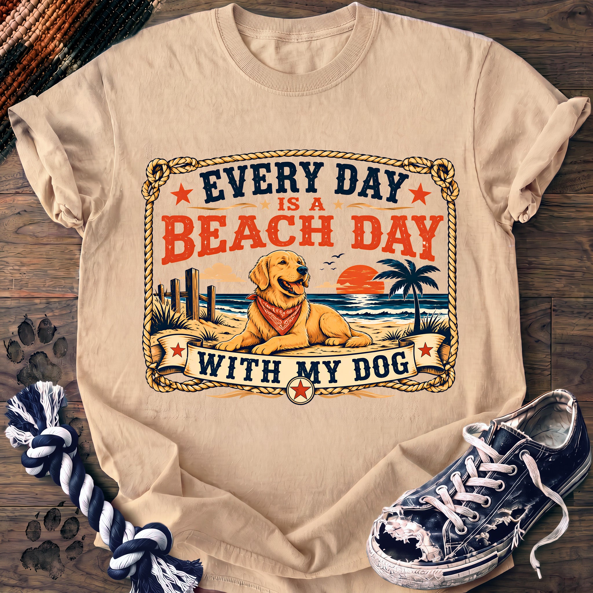 PAWSSION CLUB t-shirt in Ivory color - SKU PC-0211