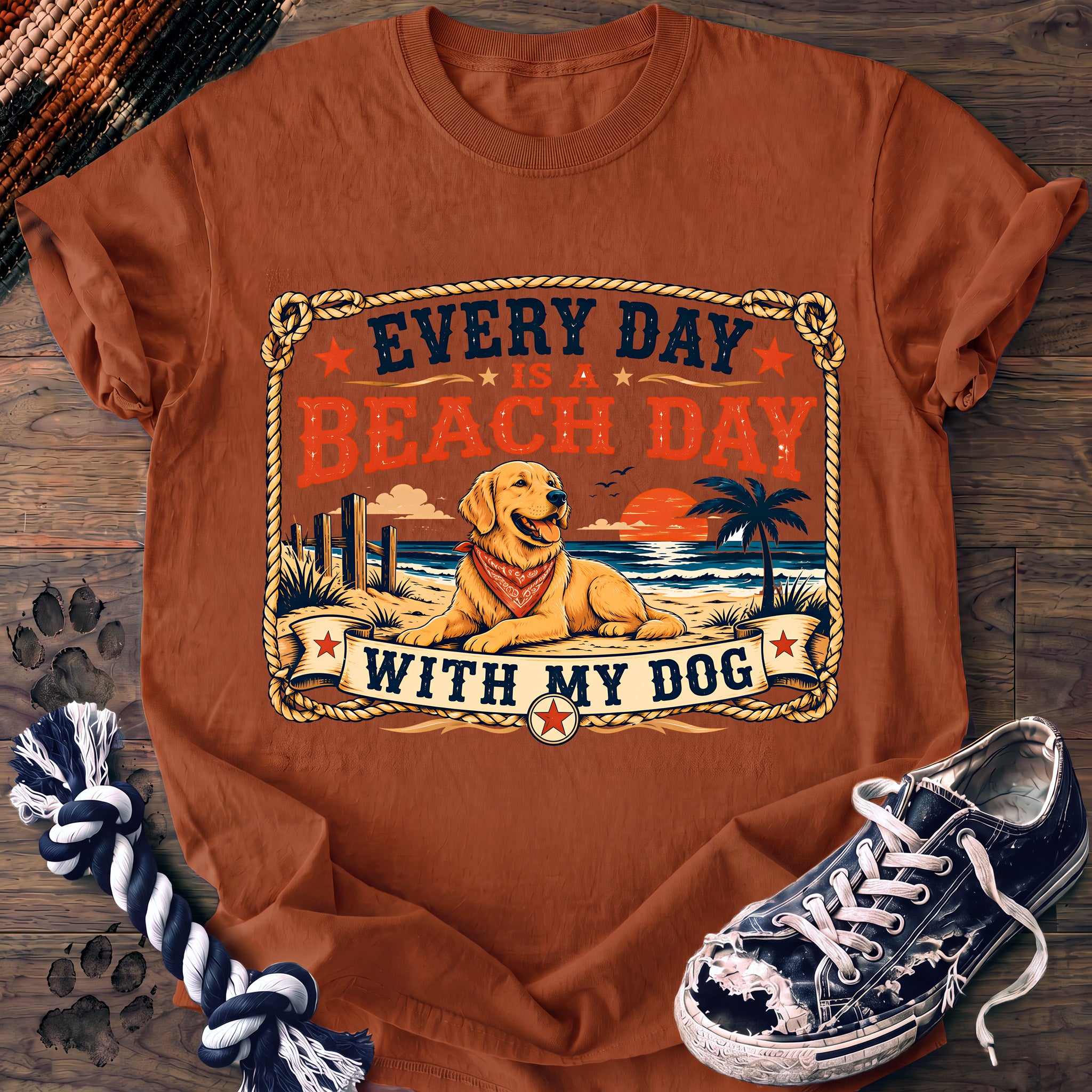 PAWSSION CLUB t-shirt in Yam color - SKU PC-0211