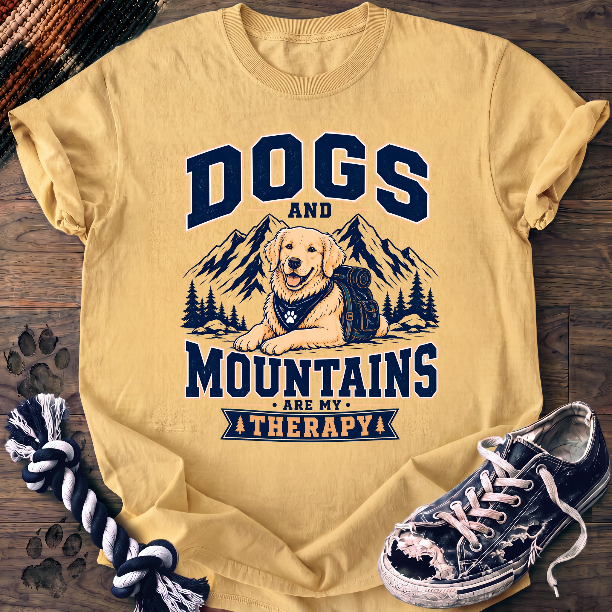 PAWSSION CLUB t-shirt in Butter color - SKU PC-0212