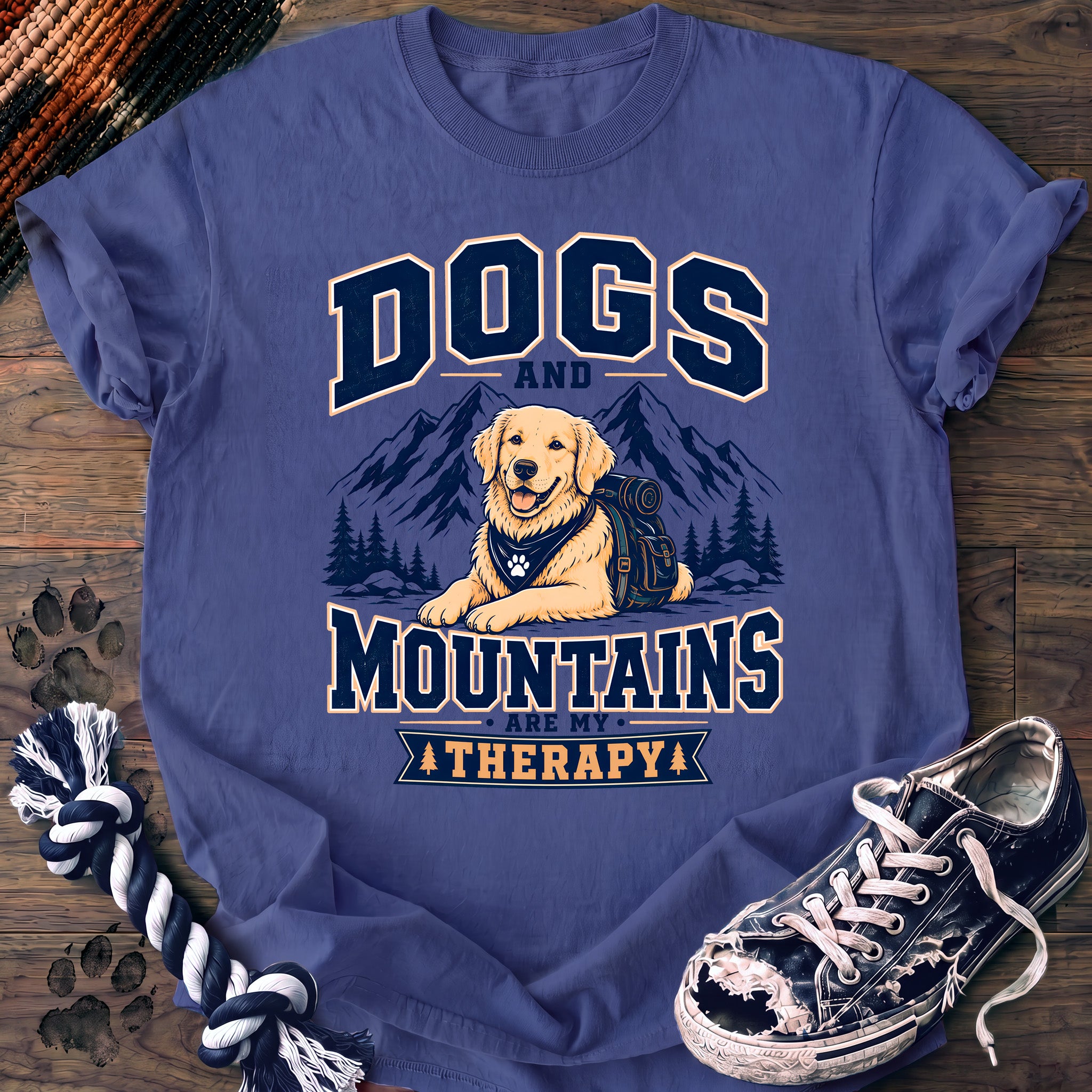 PAWSSION CLUB t-shirt in FloBlue color - SKU PC-0212