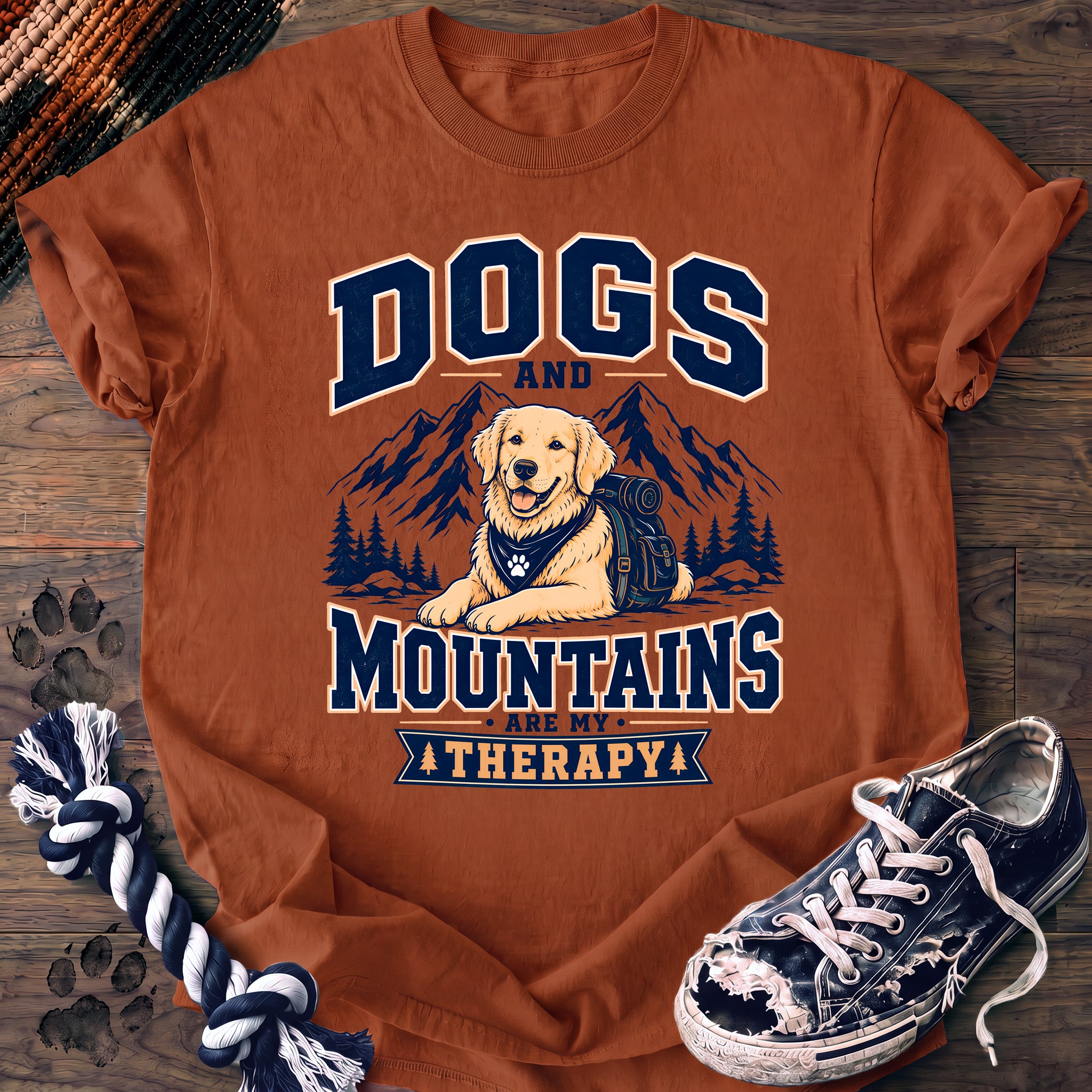 PAWSSION CLUB t-shirt in Yam color - SKU PC-0212