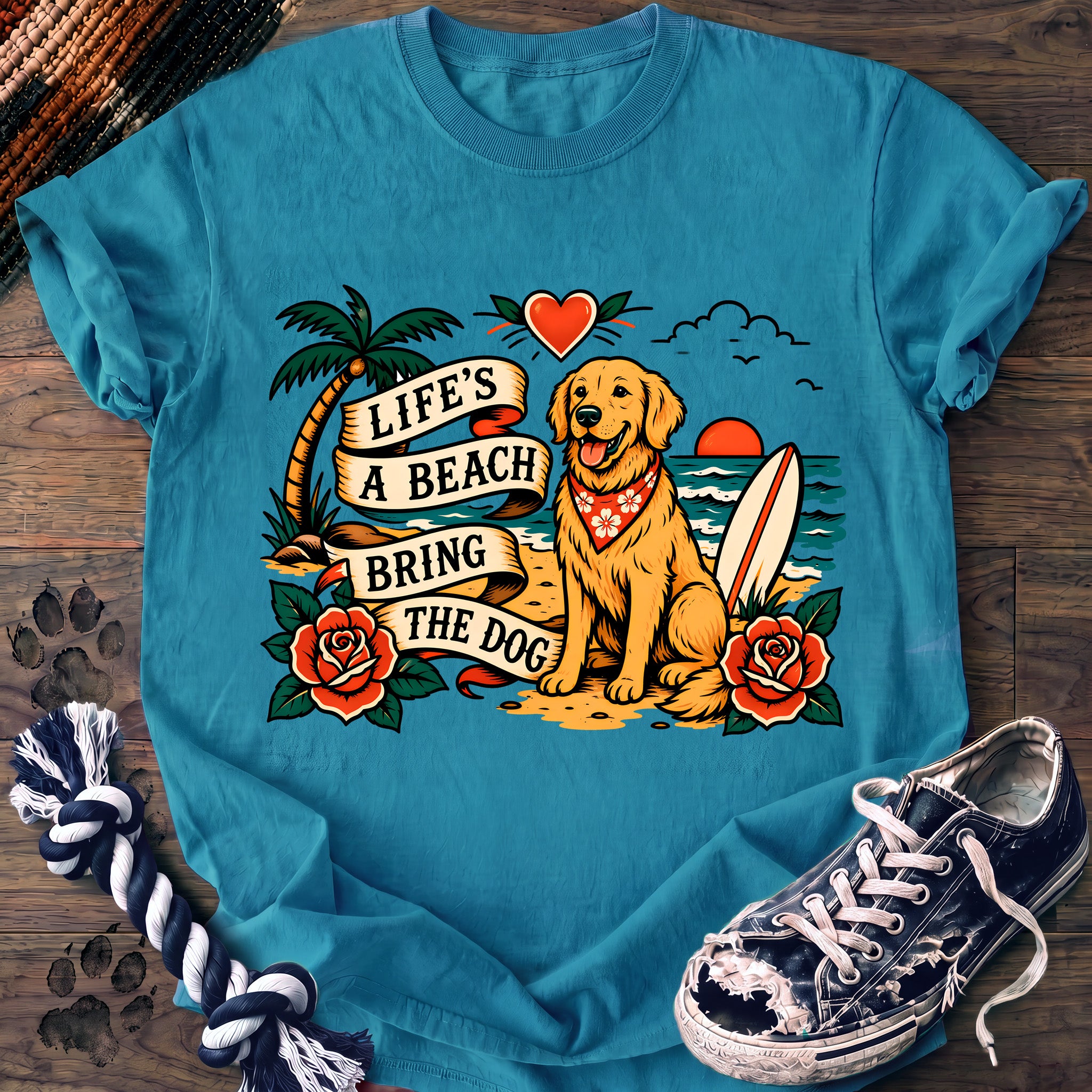 PAWSSION CLUB t-shirt in Sapphire color - SKU PC-0213