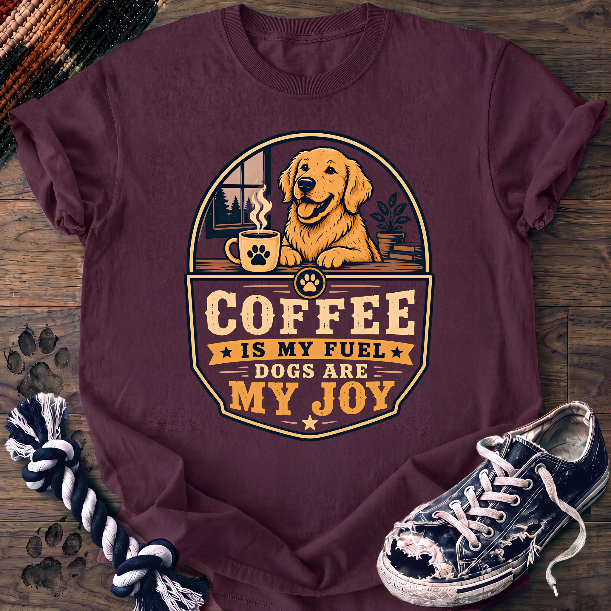 PAWSSION CLUB t-shirt in Berry color - SKU PC-0215