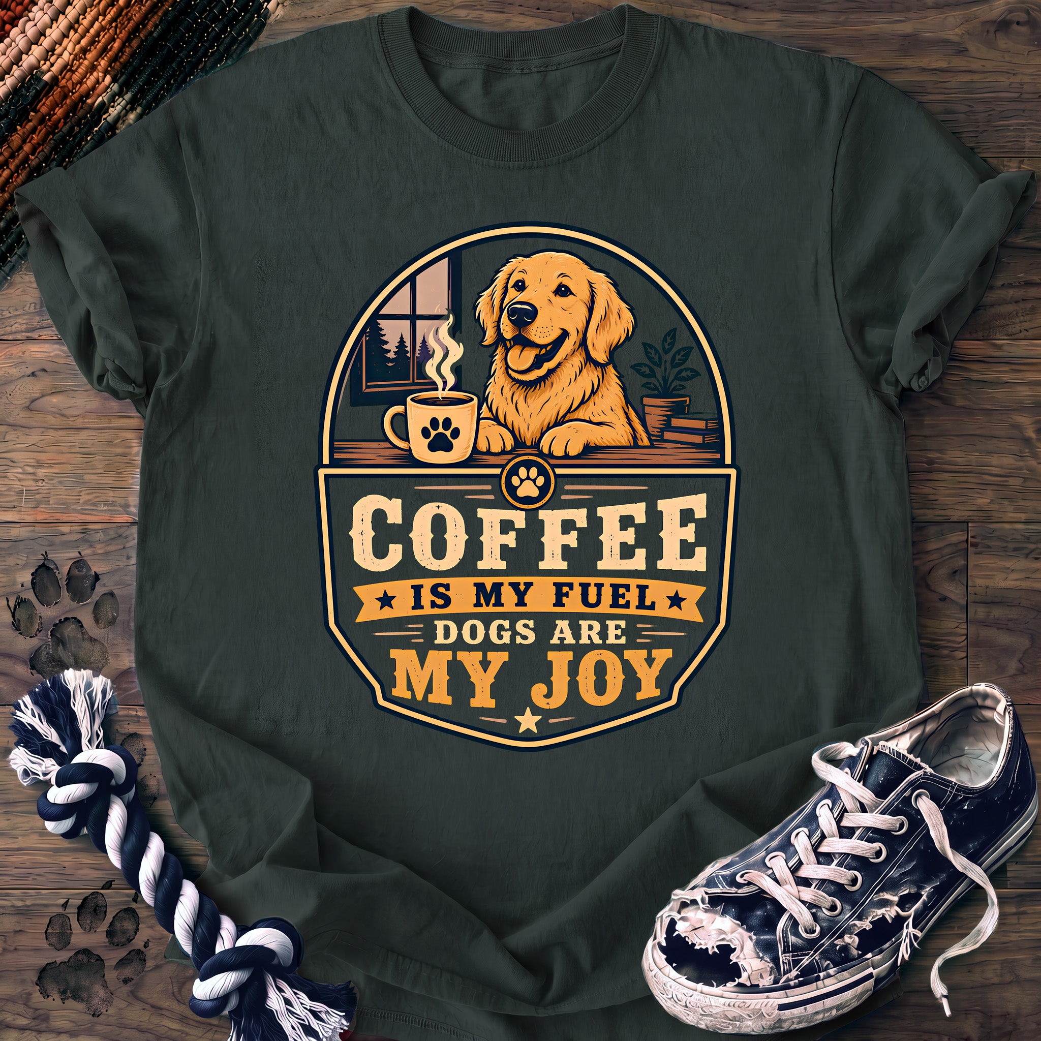 PAWSSION CLUB t-shirt in BlueSpruce color - SKU PC-0215
