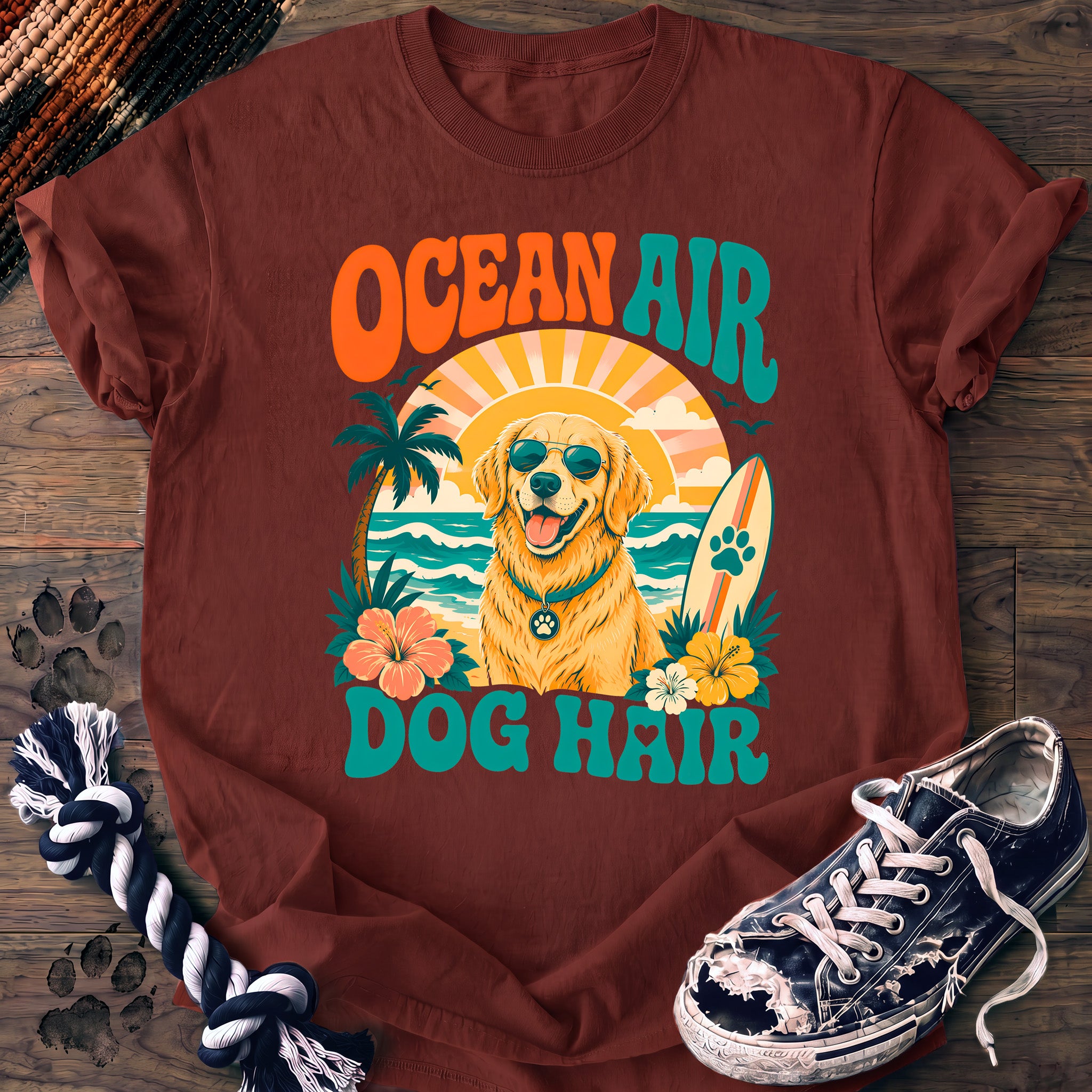 PAWSSION CLUB t-shirt in Brick color - SKU PC-0216