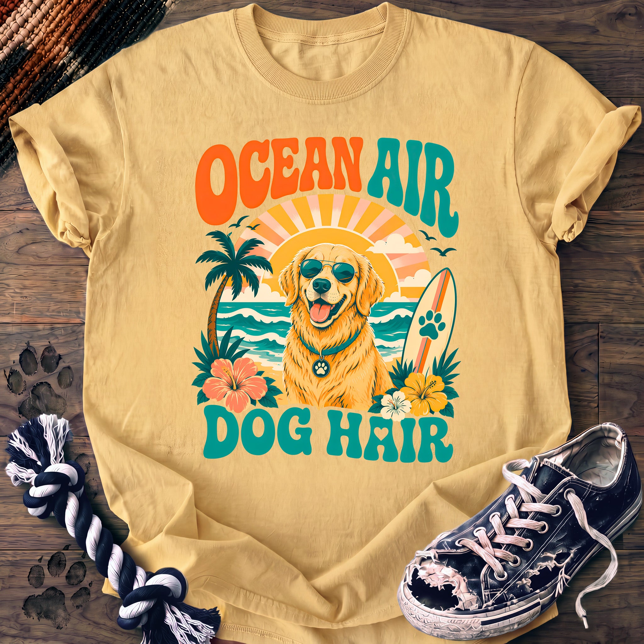 PAWSSION CLUB t-shirt in Butter color - SKU PC-0216