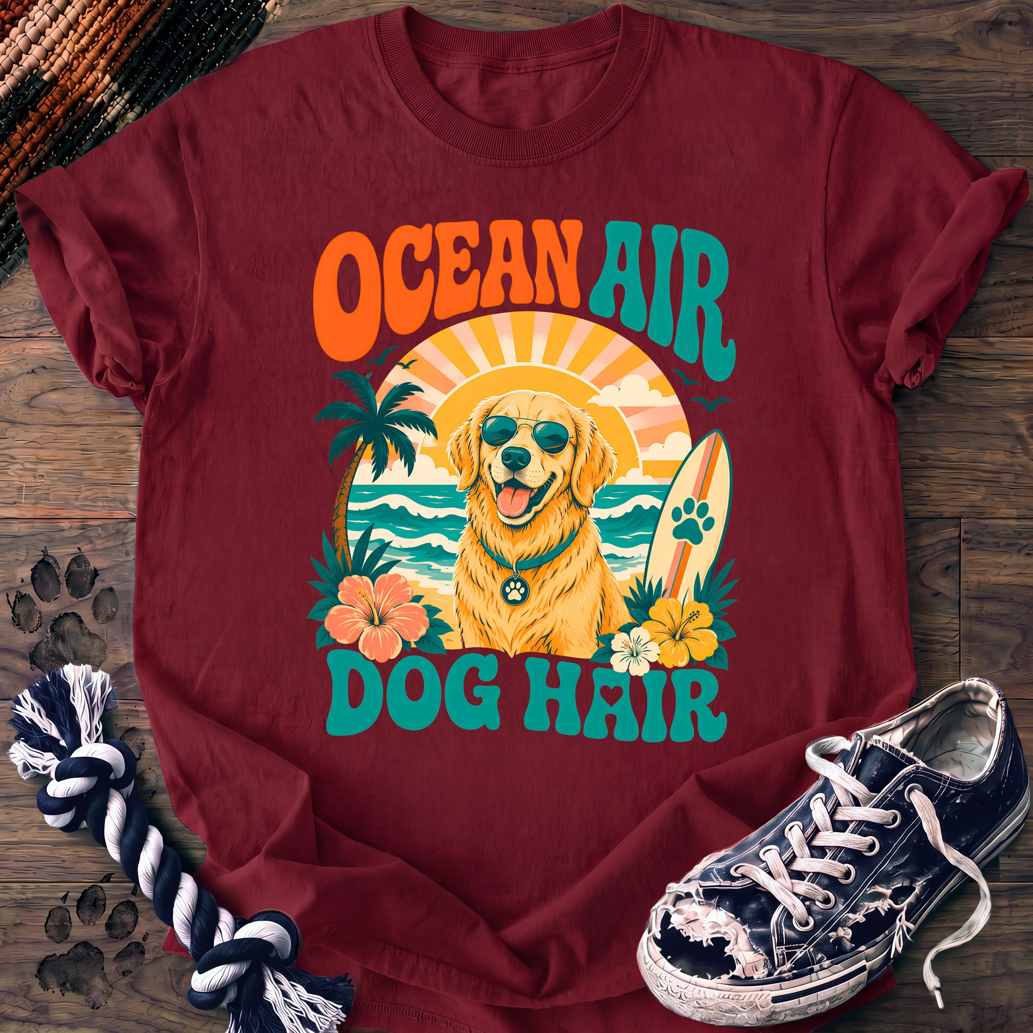 PAWSSION CLUB t-shirt in Crimson color - SKU PC-0216