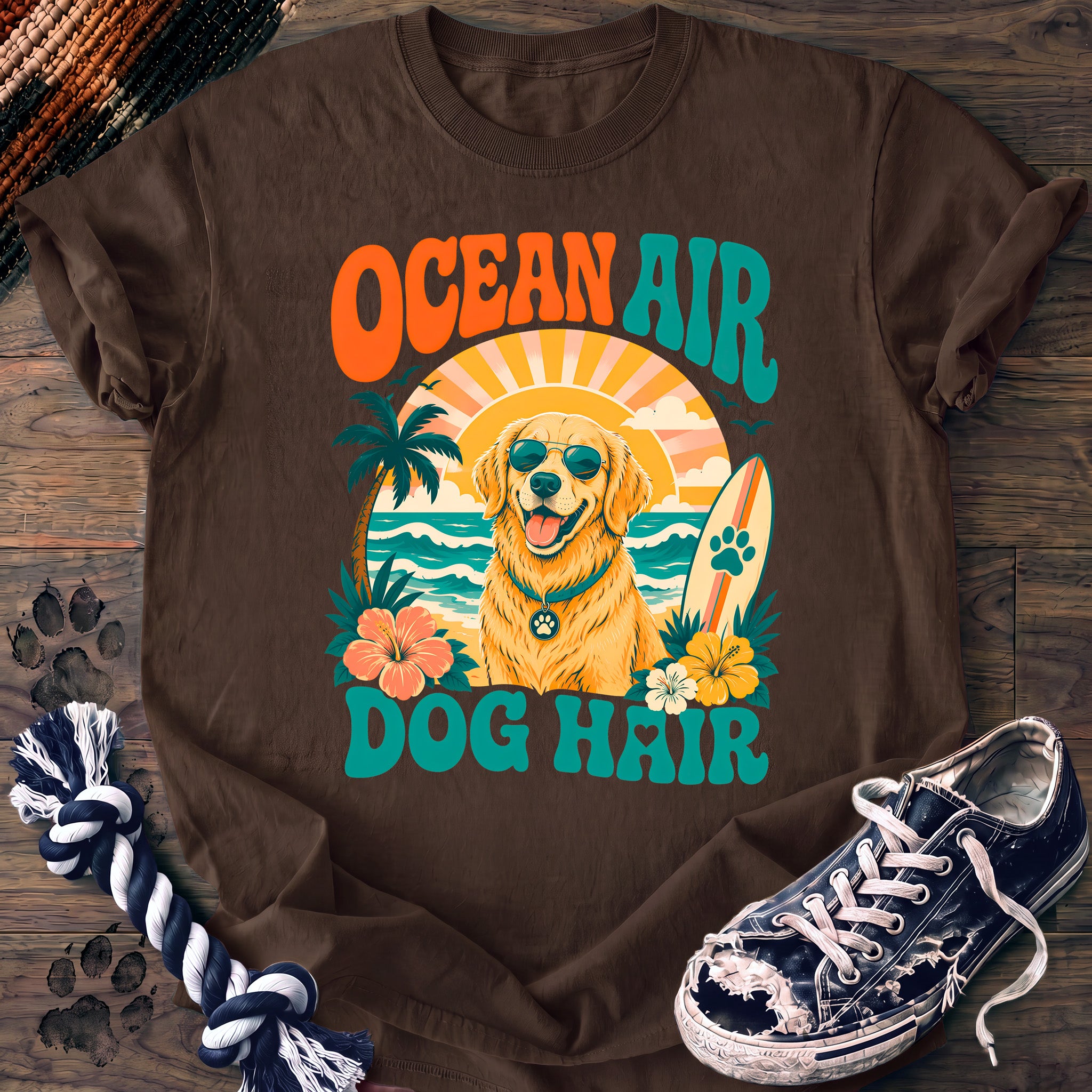 PAWSSION CLUB t-shirt in Espresso color - SKU PC-0216