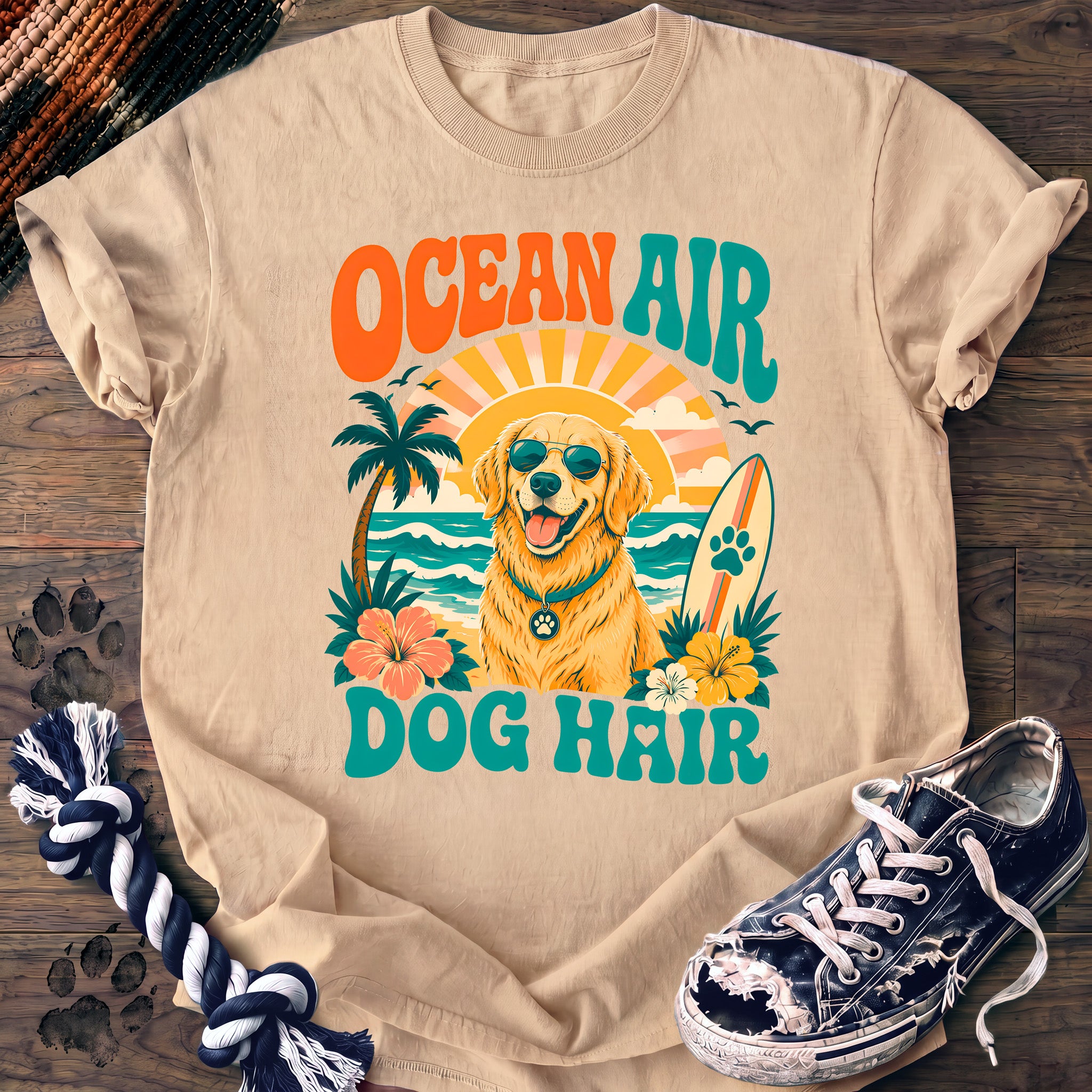 PAWSSION CLUB t-shirt in Ivory color - SKU PC-0216
