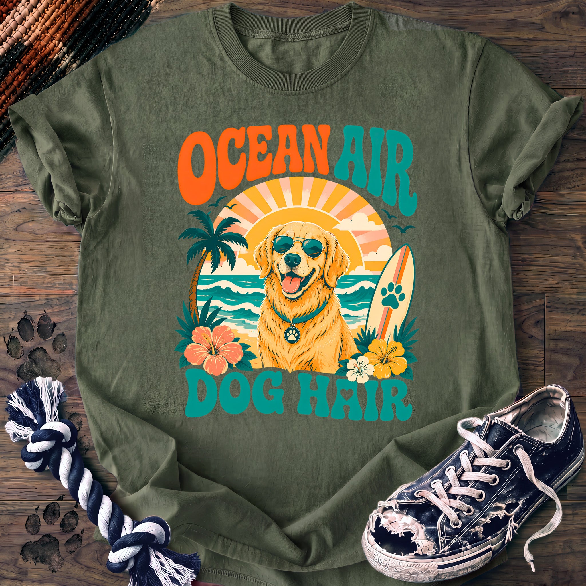 PAWSSION CLUB t-shirt in LightGreen color - SKU PC-0216