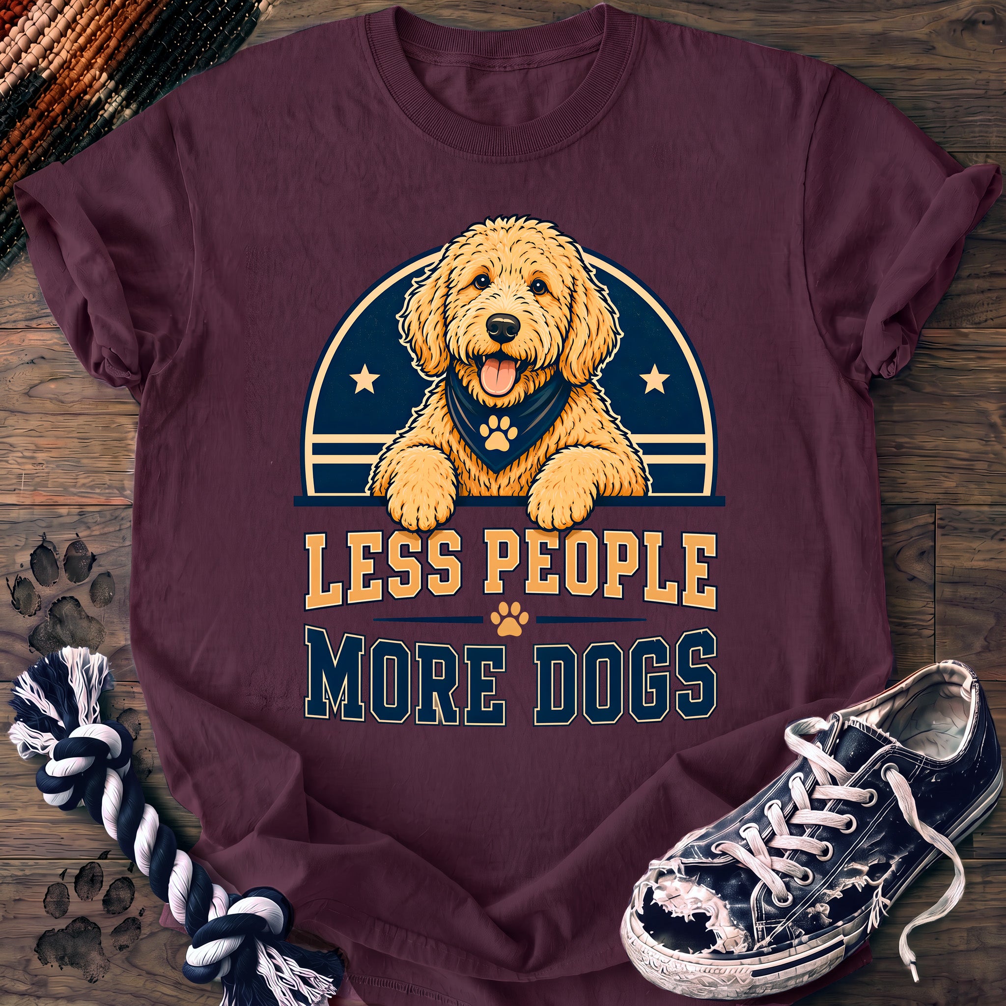 PAWSSION CLUB t-shirt in Berry color - SKU PC-0217