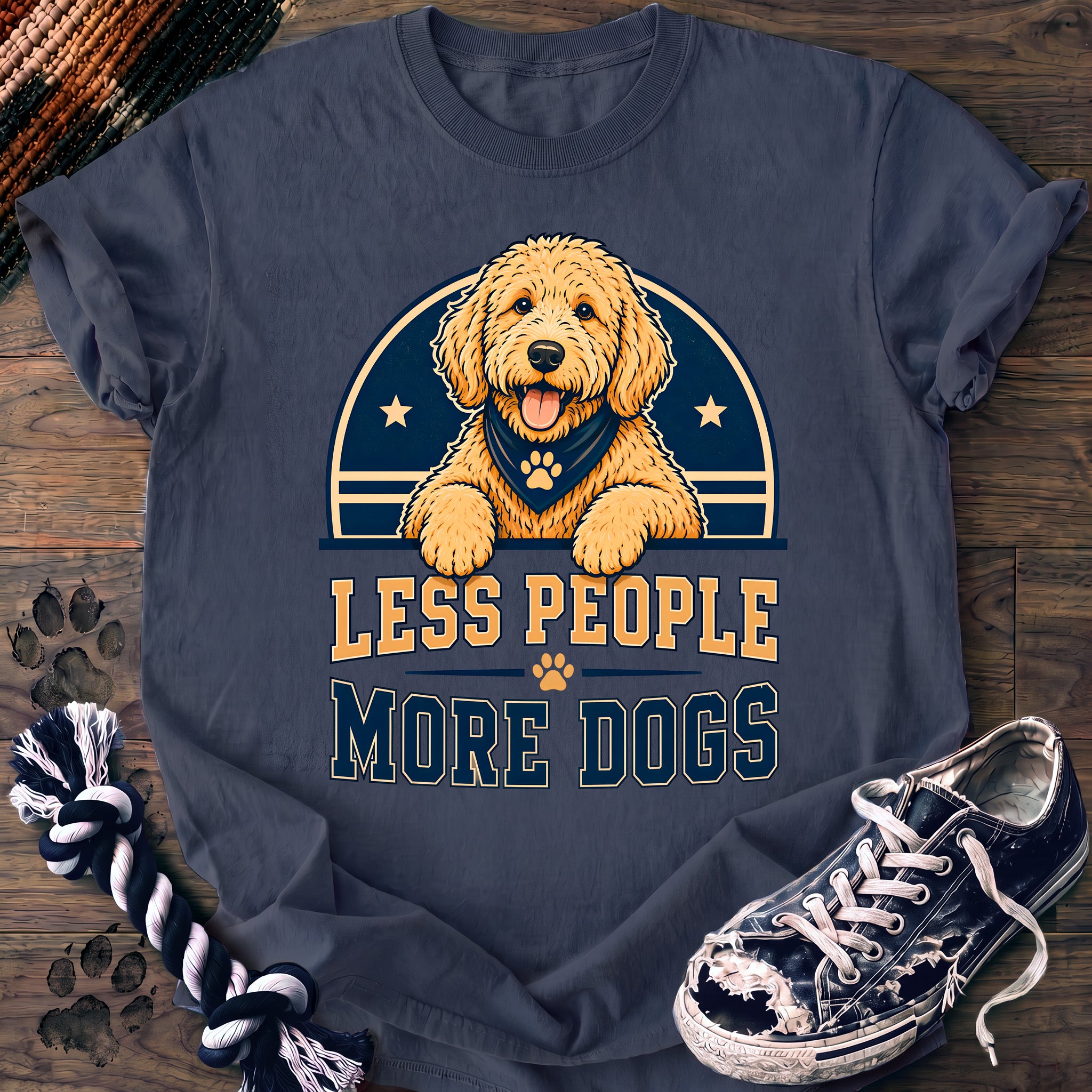 PAWSSION CLUB t-shirt in BlueJean color - SKU PC-0217