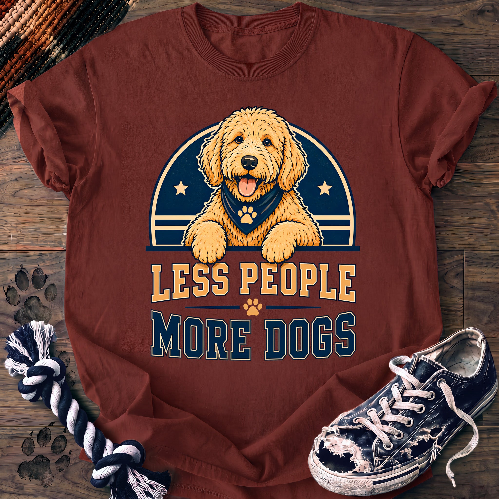 PAWSSION CLUB t-shirt in Brick color - SKU PC-0217