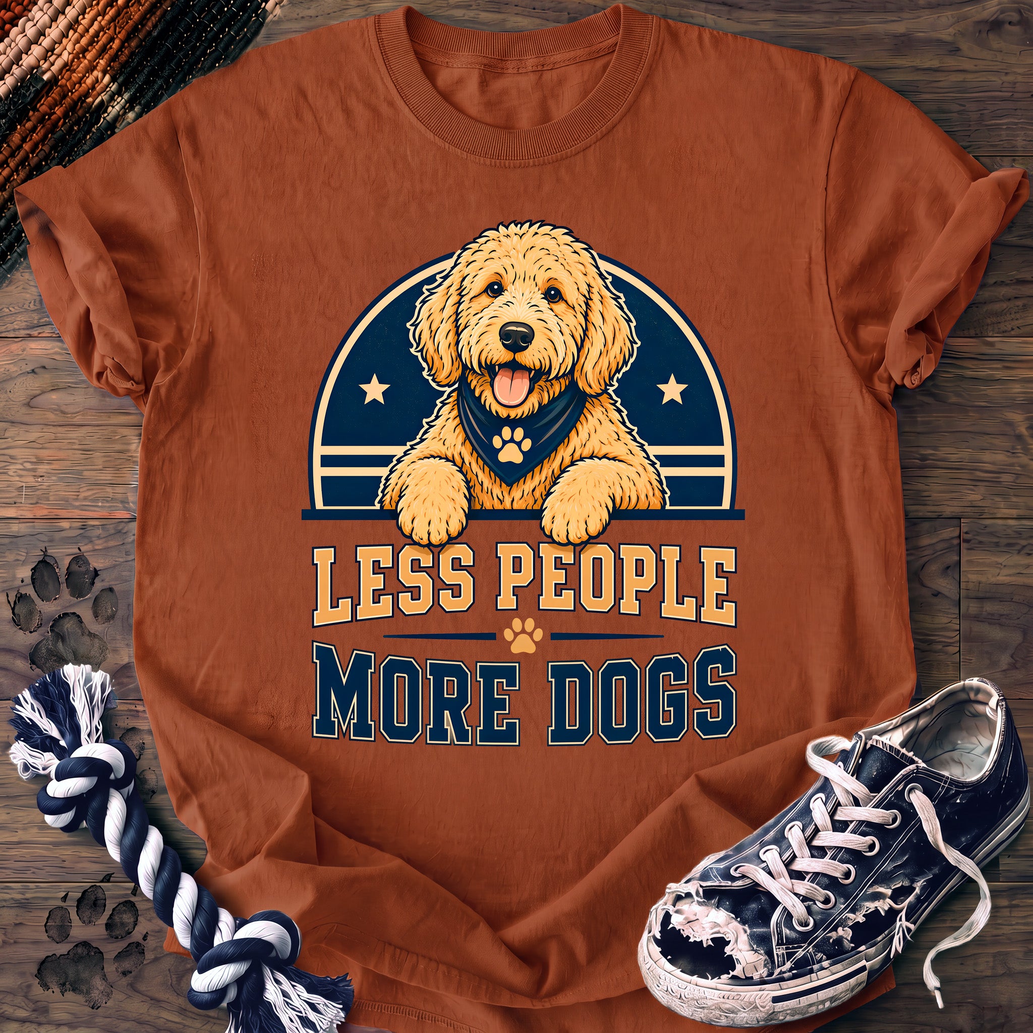 PAWSSION CLUB t-shirt in Yam color - SKU PC-0217