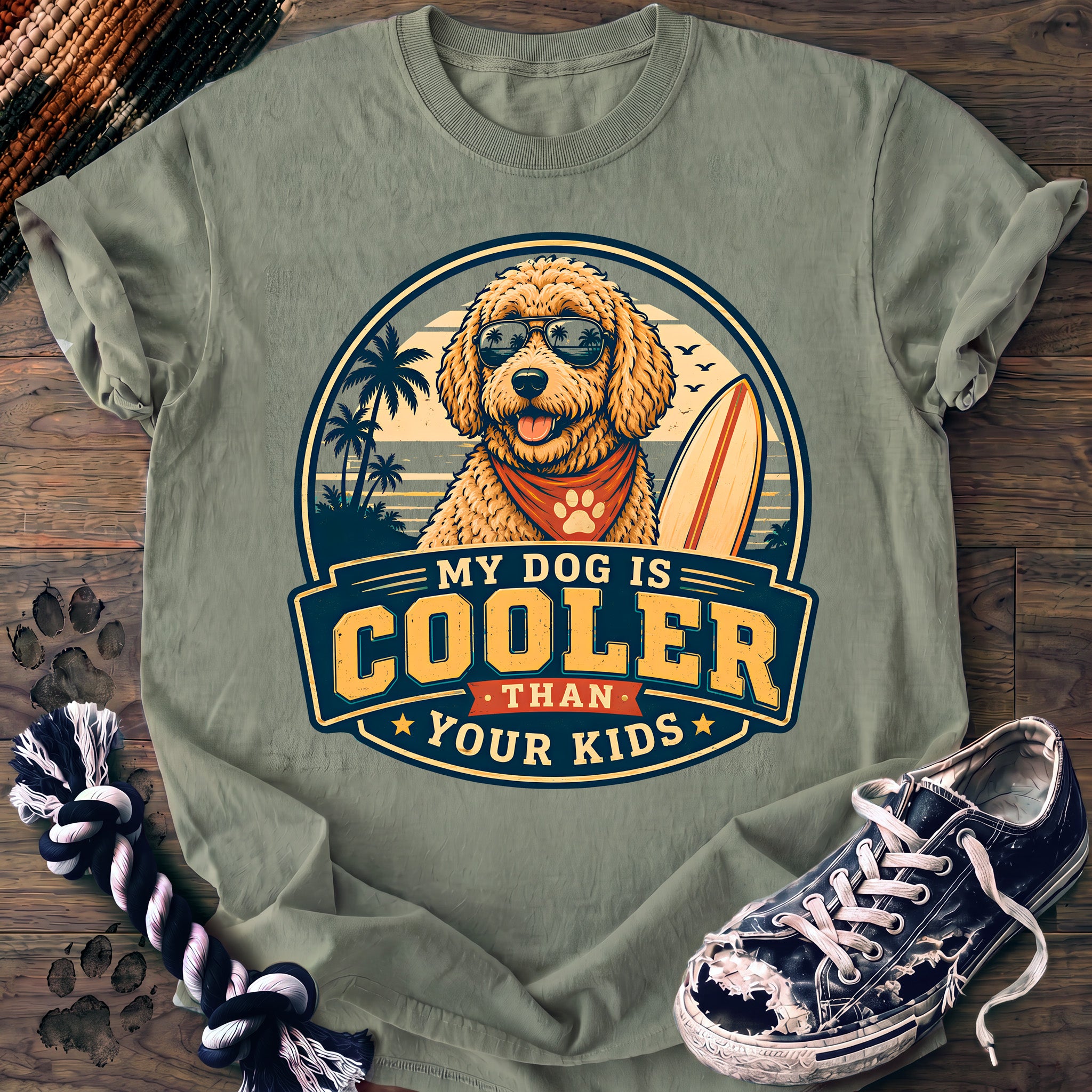 PAWSSION CLUB t-shirt in Bay color - SKU PC-0218