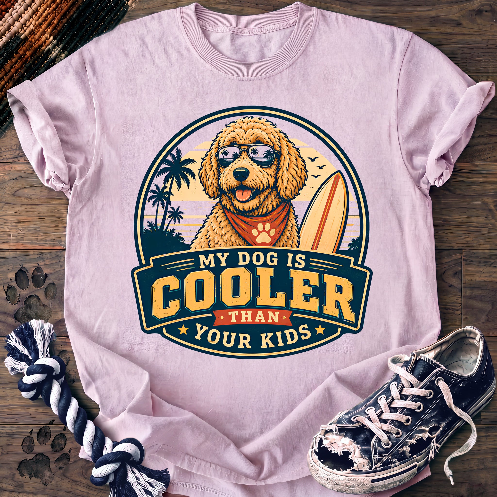 PAWSSION CLUB t-shirt in Blossom color - SKU PC-0218