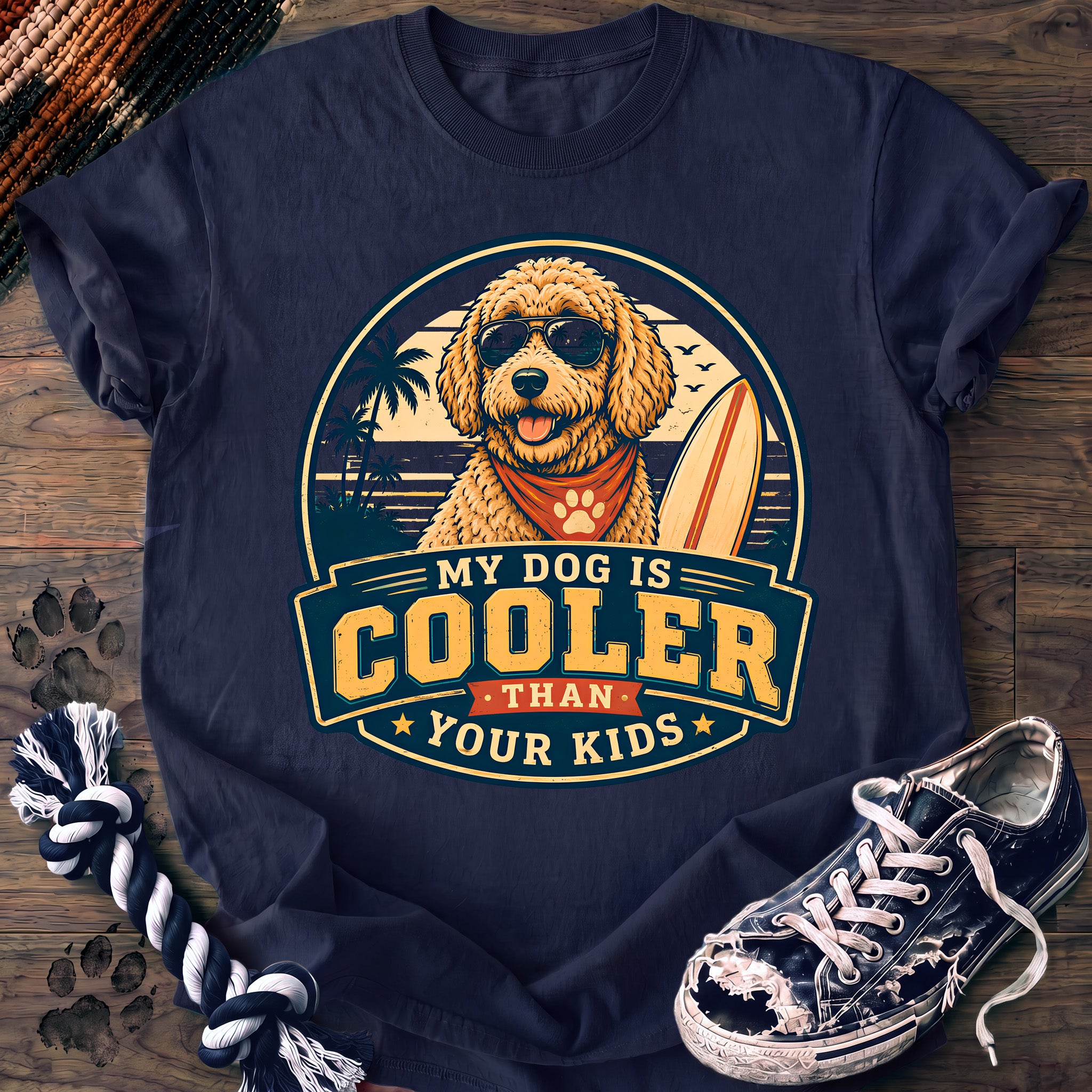 PAWSSION CLUB t-shirt in Navy color - SKU PC-0218