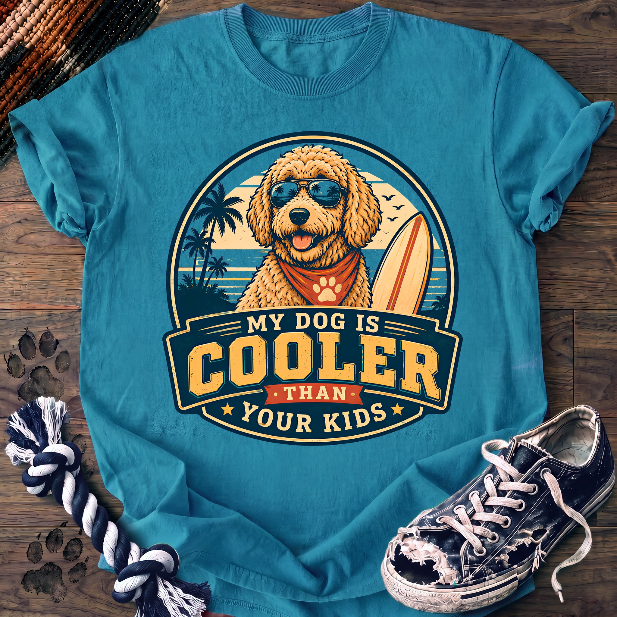 PAWSSION CLUB t-shirt in Sapphire color - SKU PC-0218