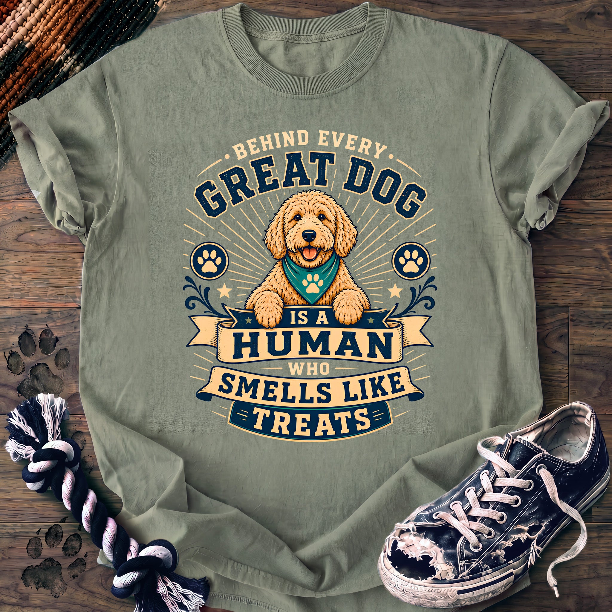 PAWSSION CLUB t-shirt in Bay color - SKU PC-0219