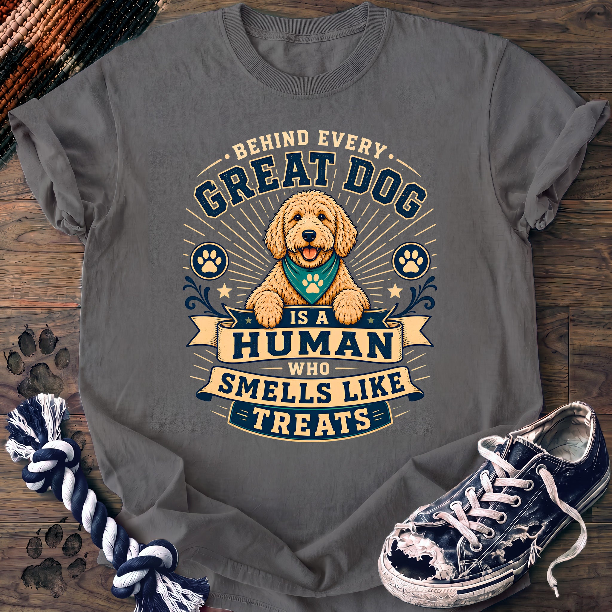 PAWSSION CLUB t-shirt in Grey color - SKU PC-0219